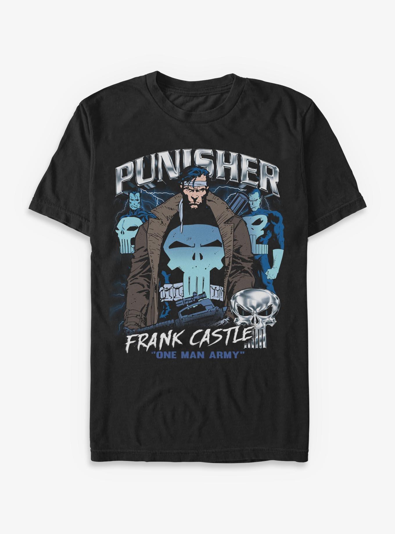 Marvel Punisher Collage T-Shirt Hot Topic Exclusive, , hi-res
