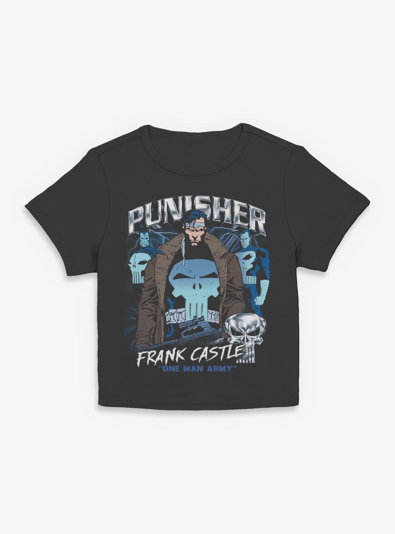 Marvel Punisher Collage Girls Baby T-Shirt Hot Topic Exclusive, , hi-res