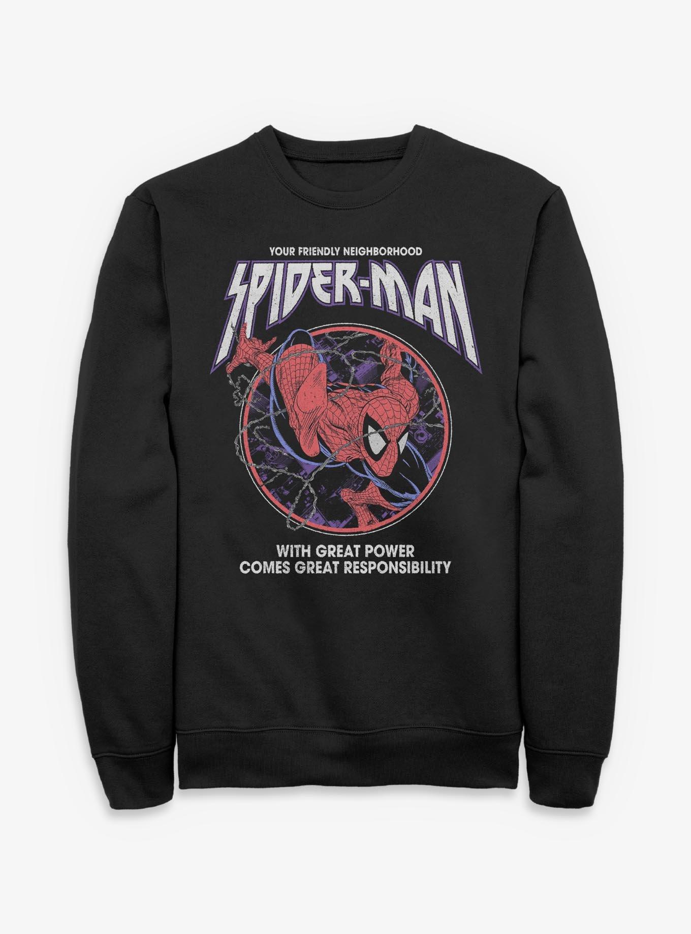 Marvel Venom  Great Power Responsibility Sweatshirt Box Lunch Exclusives