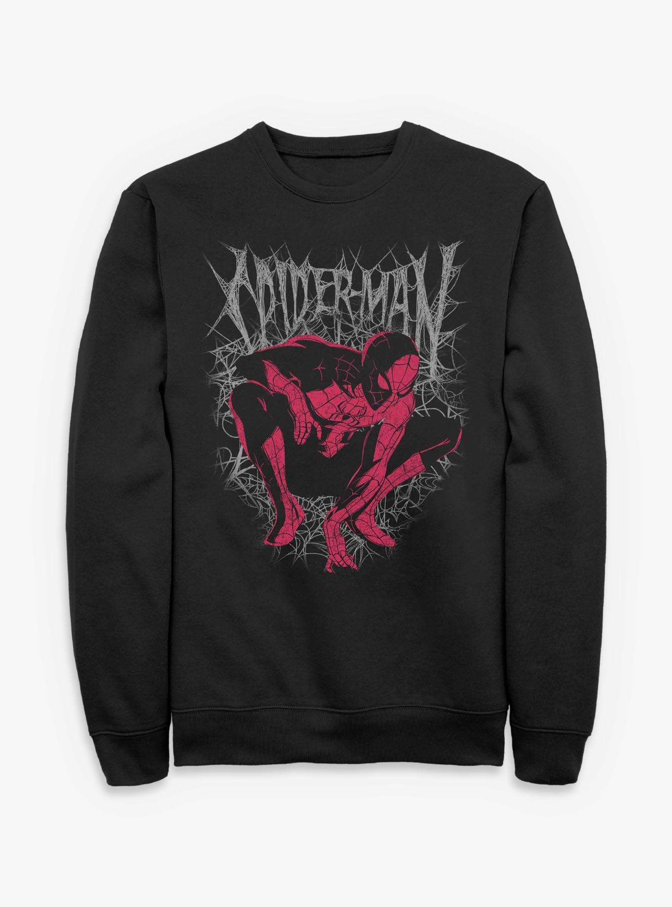 Marvel Spider-Man: Brand New Day  Spider In The Shadows Sweatshirt Box Lunch Exclusives, , hi-res