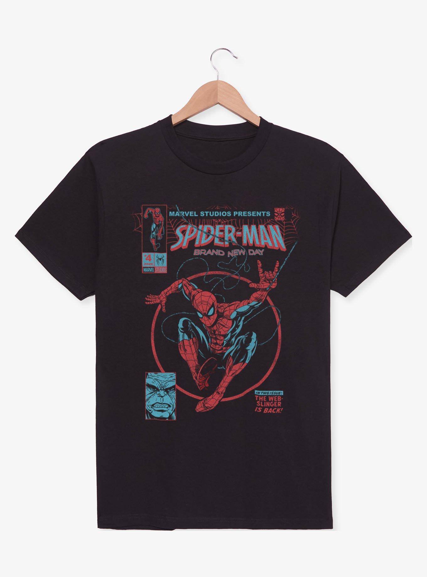 Marvel SpiderMan Brand New Day Brand New Day Comic TShirt Box Lunch Exclusives