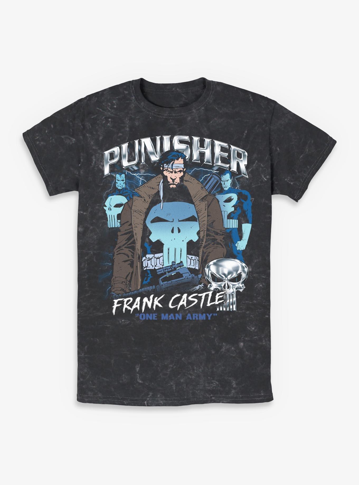 Marvel Punisher  Punishing Chrome Mineral Wash T-Shirt Box Lunch Exclusives, , hi-res
