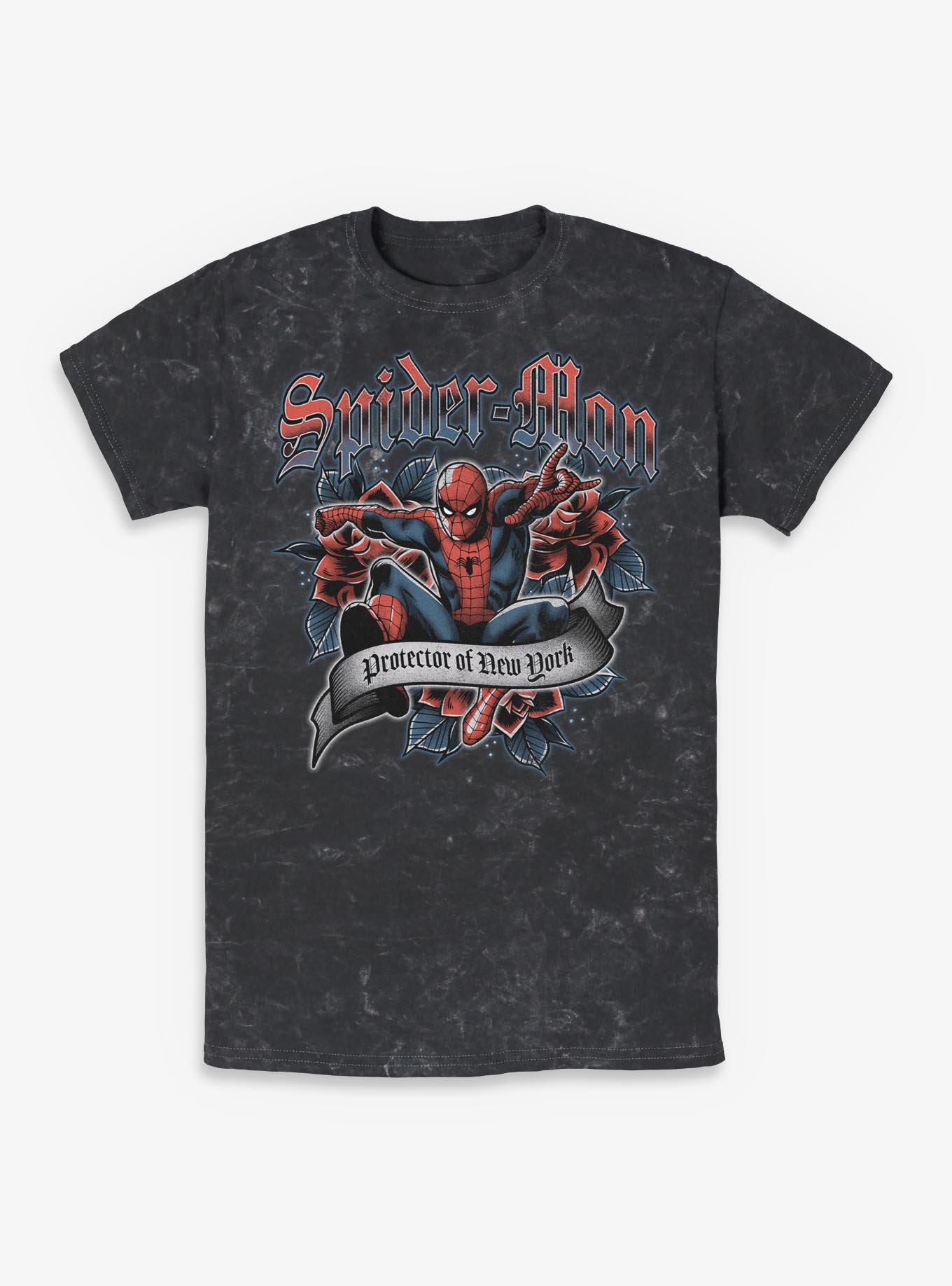 Marvel Venom  Spider Man Tattoo Mineral Wash T-Shirt Box Lunch Exclusives, , hi-res