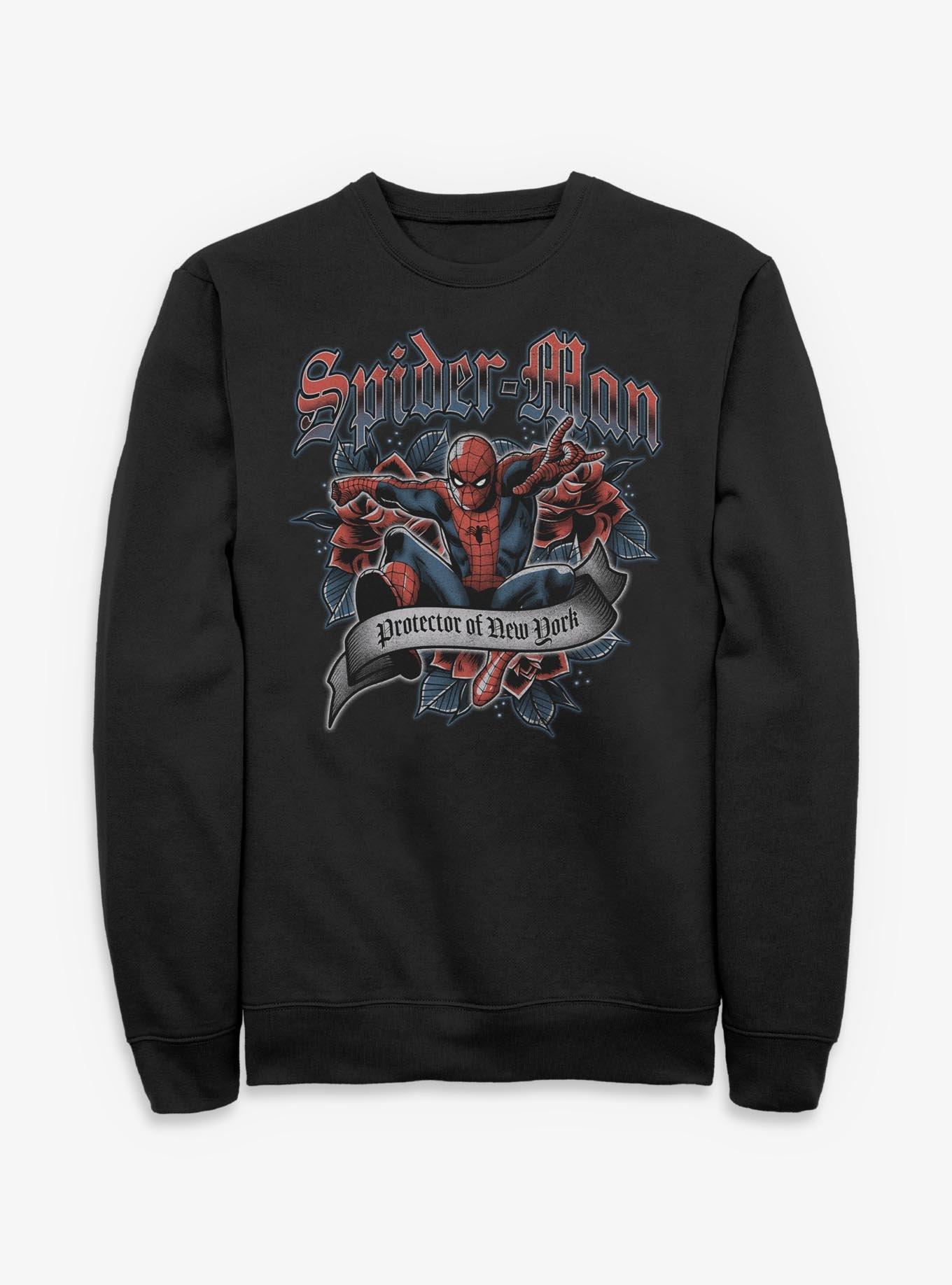 Marvel Venom  Spider Man Tattoo Sweatshirt Box Lunch Exclusives