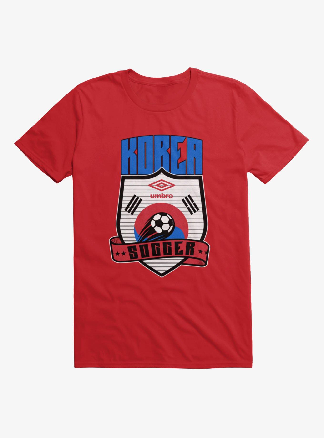 Umbro Soccer Korea Ribbon Shield Crest T-Shirt, , hi-res