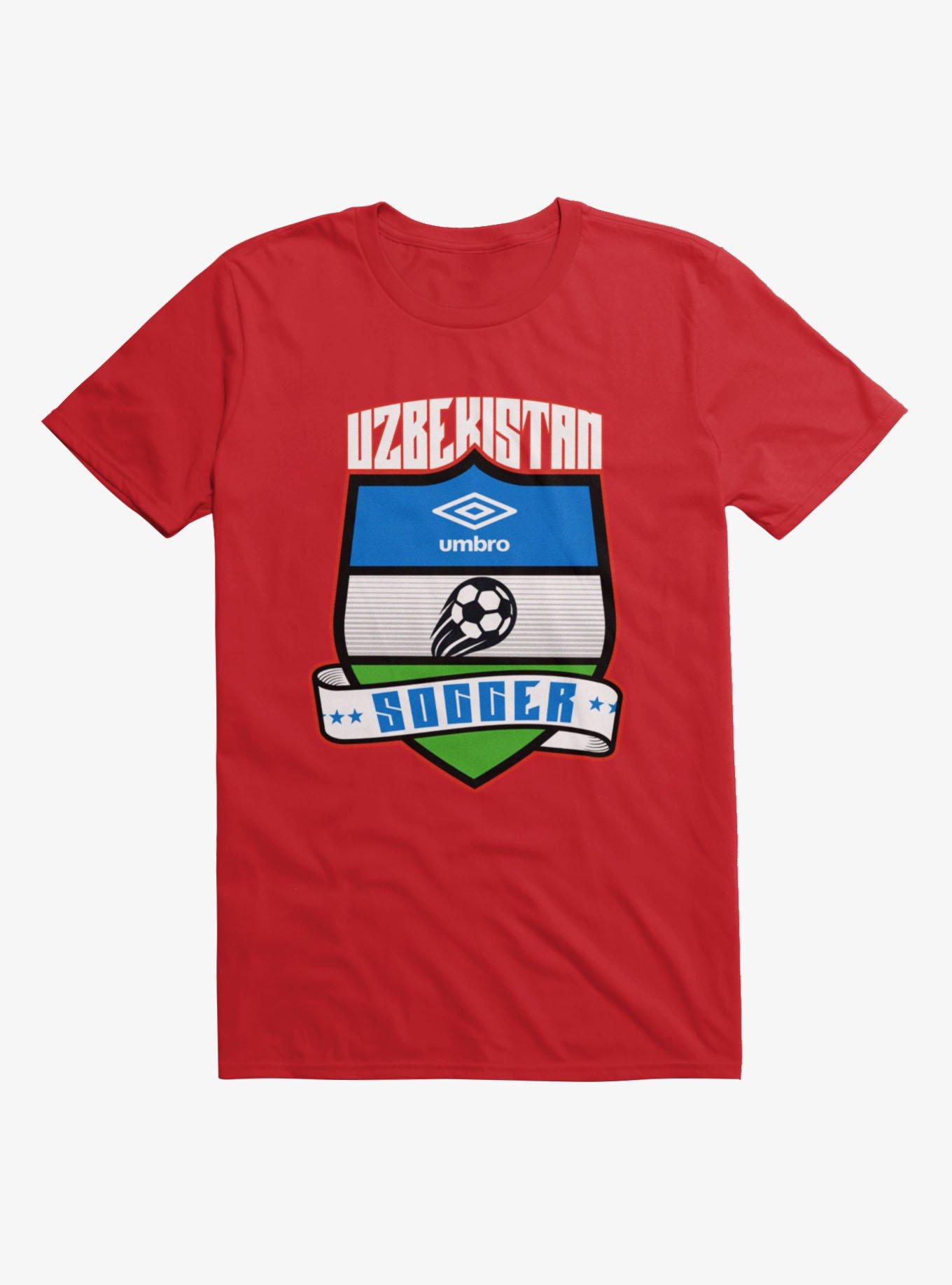 Umbro Soccer Uzbekistan Ribbon Shield Crest T-Shirt, , hi-res