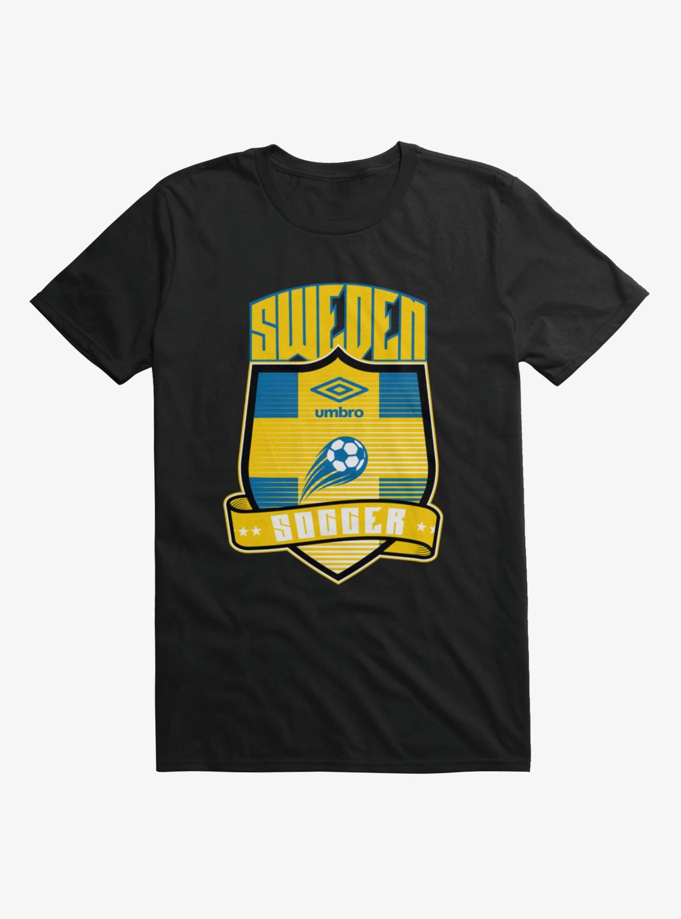 Umbro Soccer Sweden Ribbon Shield Crest T-Shirt, , hi-res