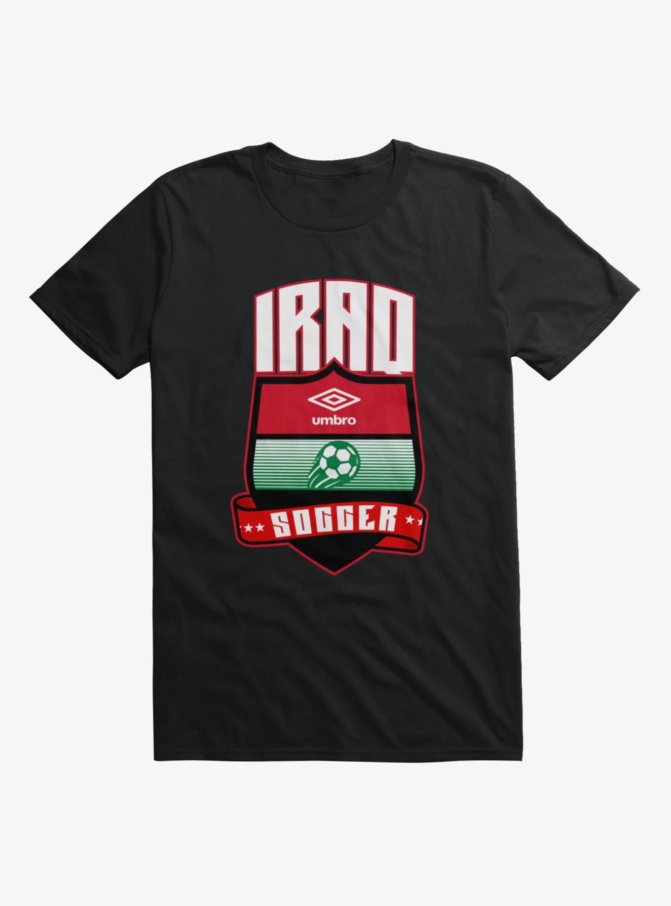Umbro Soccer Iraq Ribbon Shield Crest T-Shirt, , hi-res