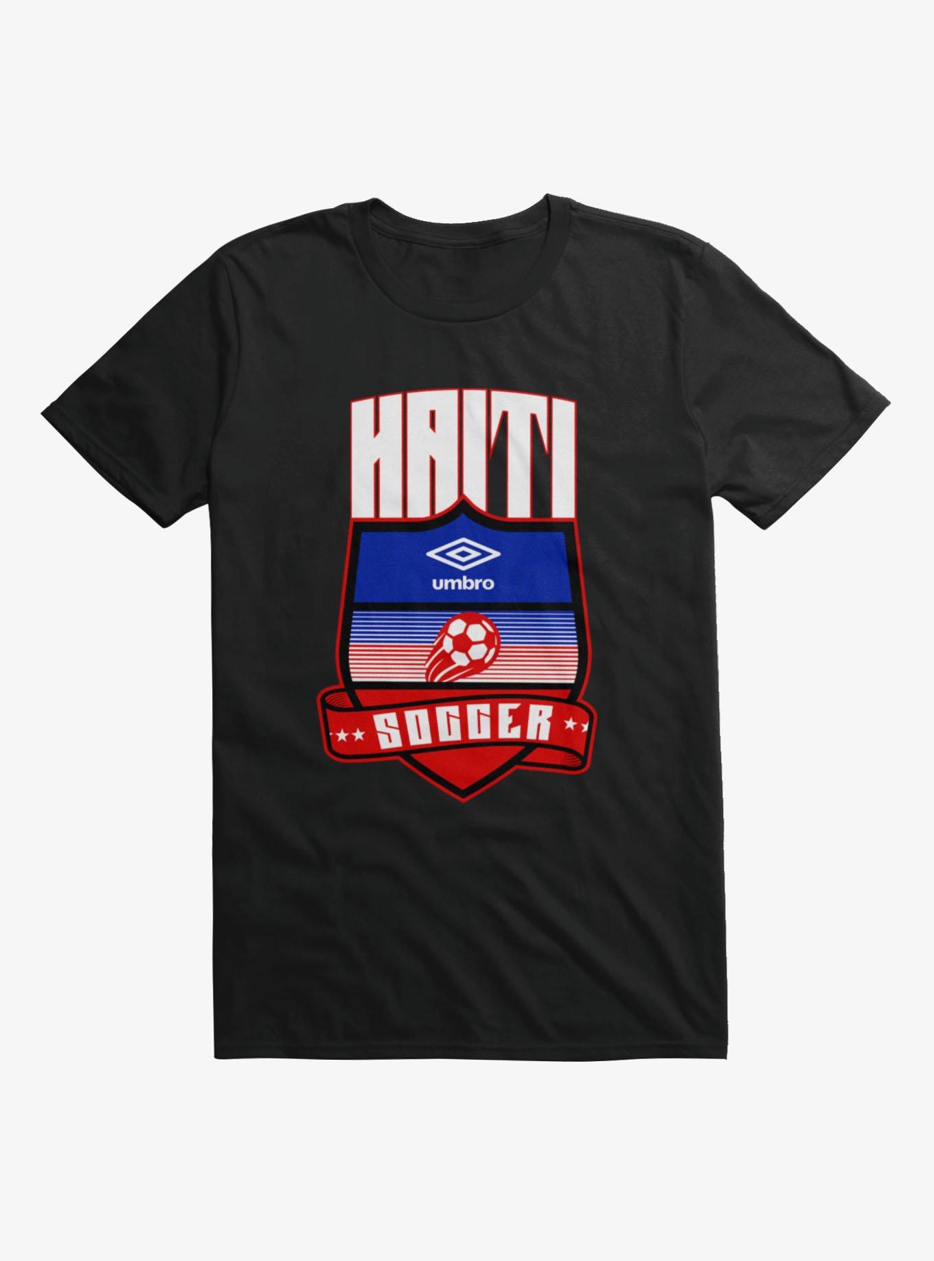 Umbro Soccer Haiti Ribbon Shield Crest T-Shirt, , hi-res