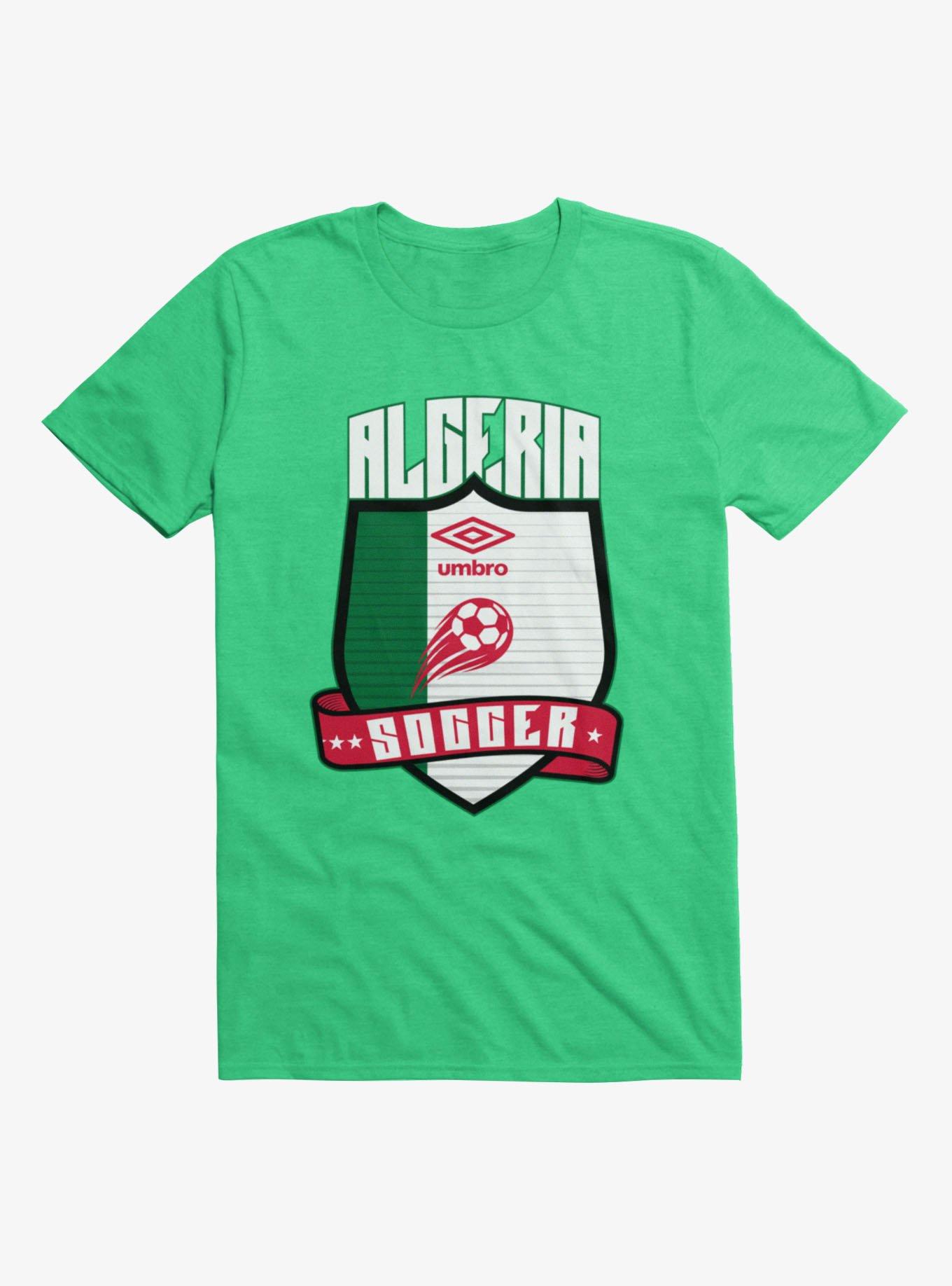 Umbro Soccer Algeria Ribbon Shield Crest T-Shirt, , hi-res