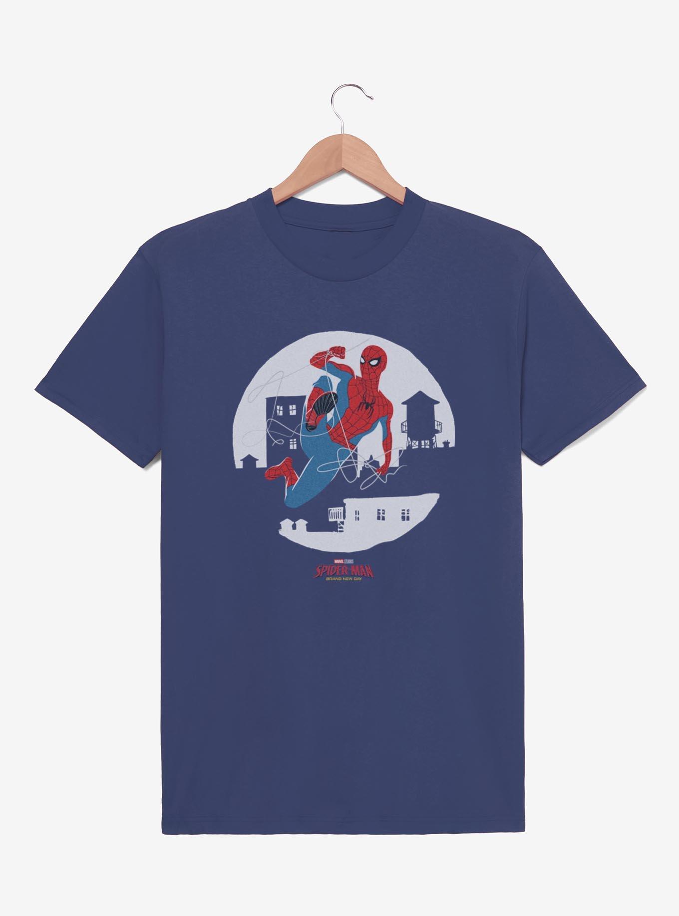 Marvel Spider-Man: Brand New Day Jumping Spiderman T-Shirt - BLUE