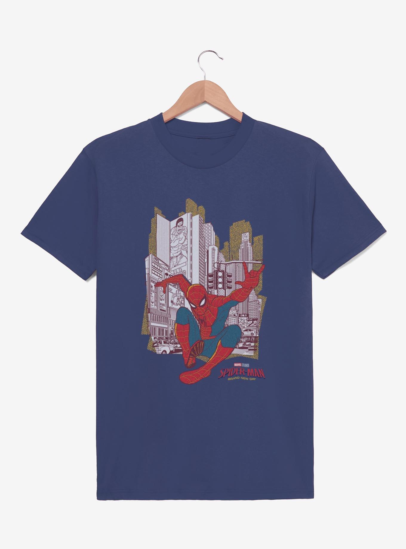 Marvel Spider-Man: Brand New Day Villians In City T-Shirt, , hi-res