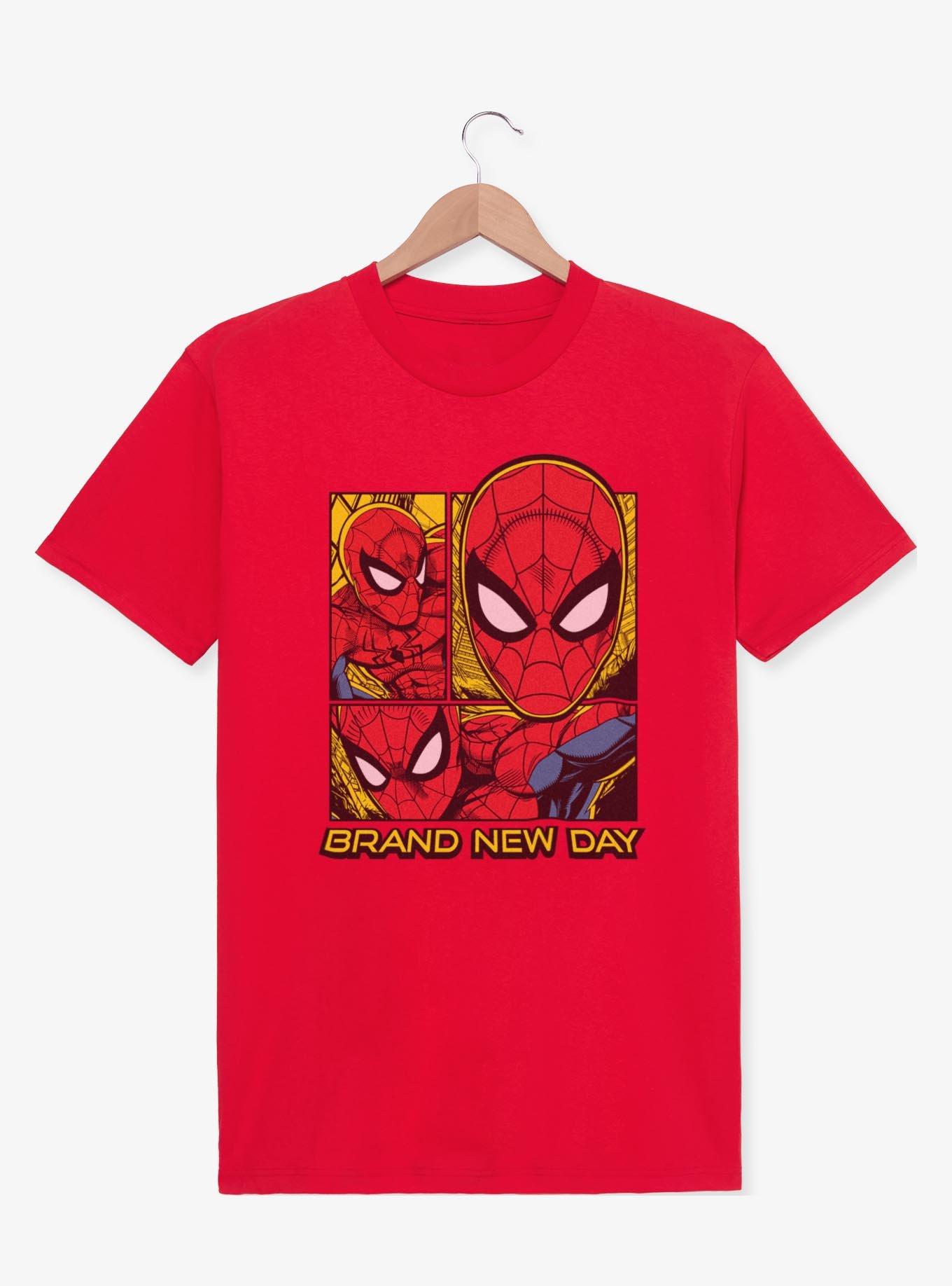 Marvel SpiderMan Brand New Day Brand New Day Panels TShirt