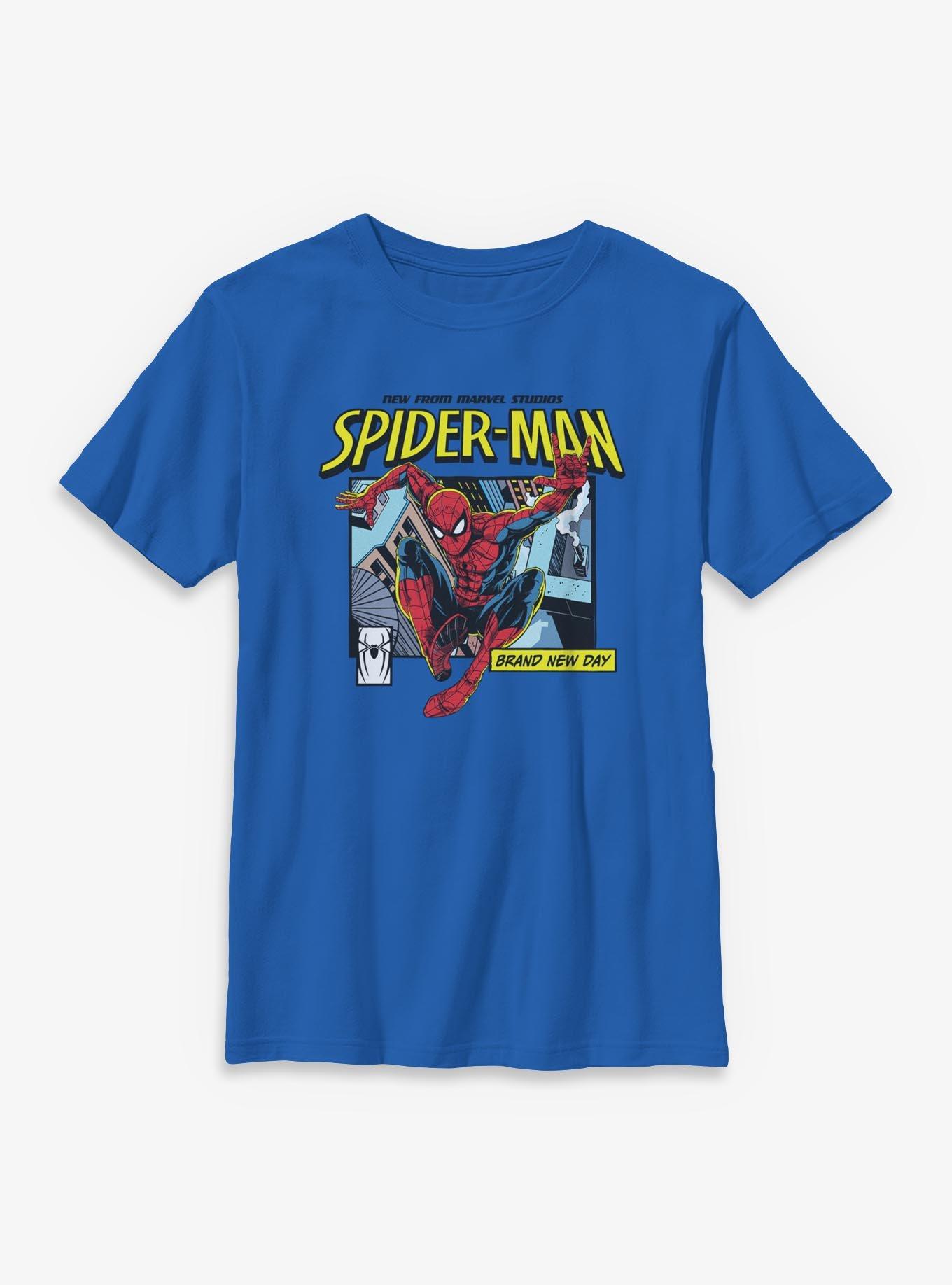 Marvel Spider-Man: Brand New Day Spiderman Panel Youth T-Shirt, , hi-res