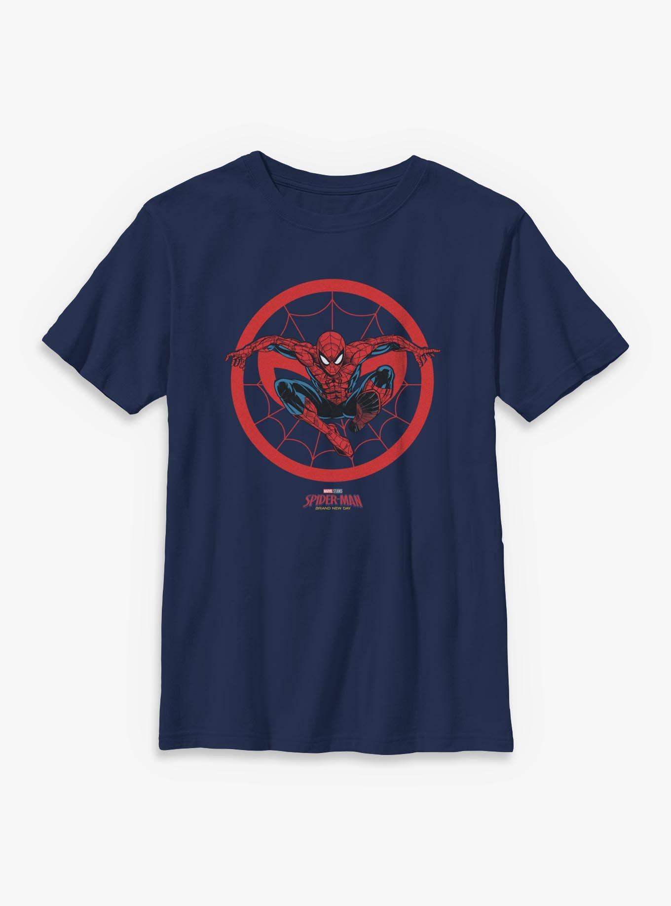 Marvel Spider-Man: Brand New Day Spiderman Web Youth T-Shirt, , hi-res