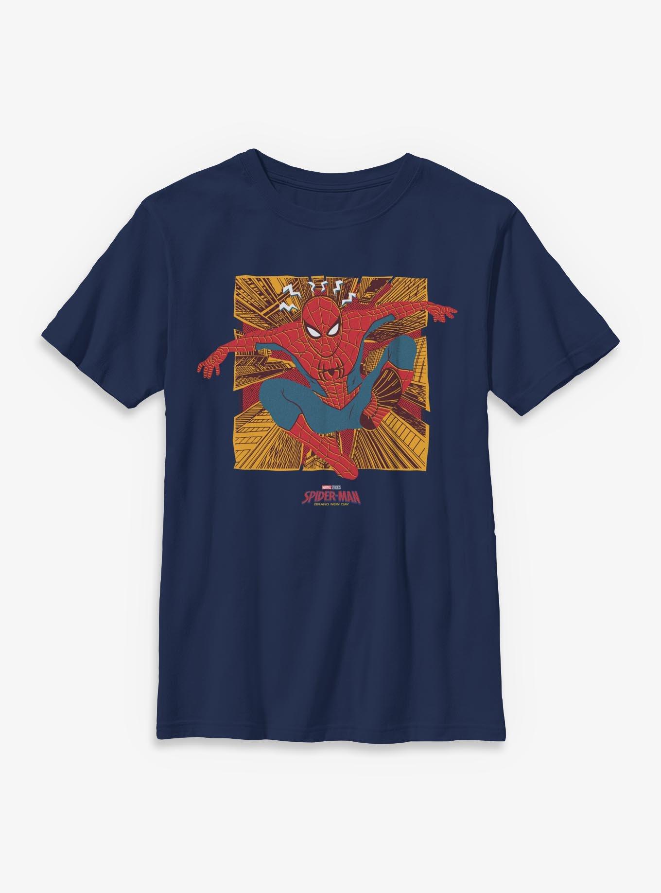 Marvel Spider-Man: Brand New Day Spider Sense In City Youth T-Shirt, , hi-res