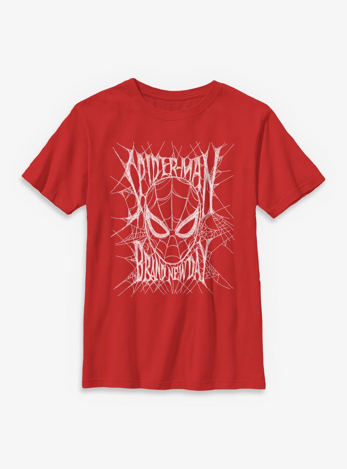Marvel SpiderMan Brand New Day Spideraman Brand New Day Webs Youth TShirt