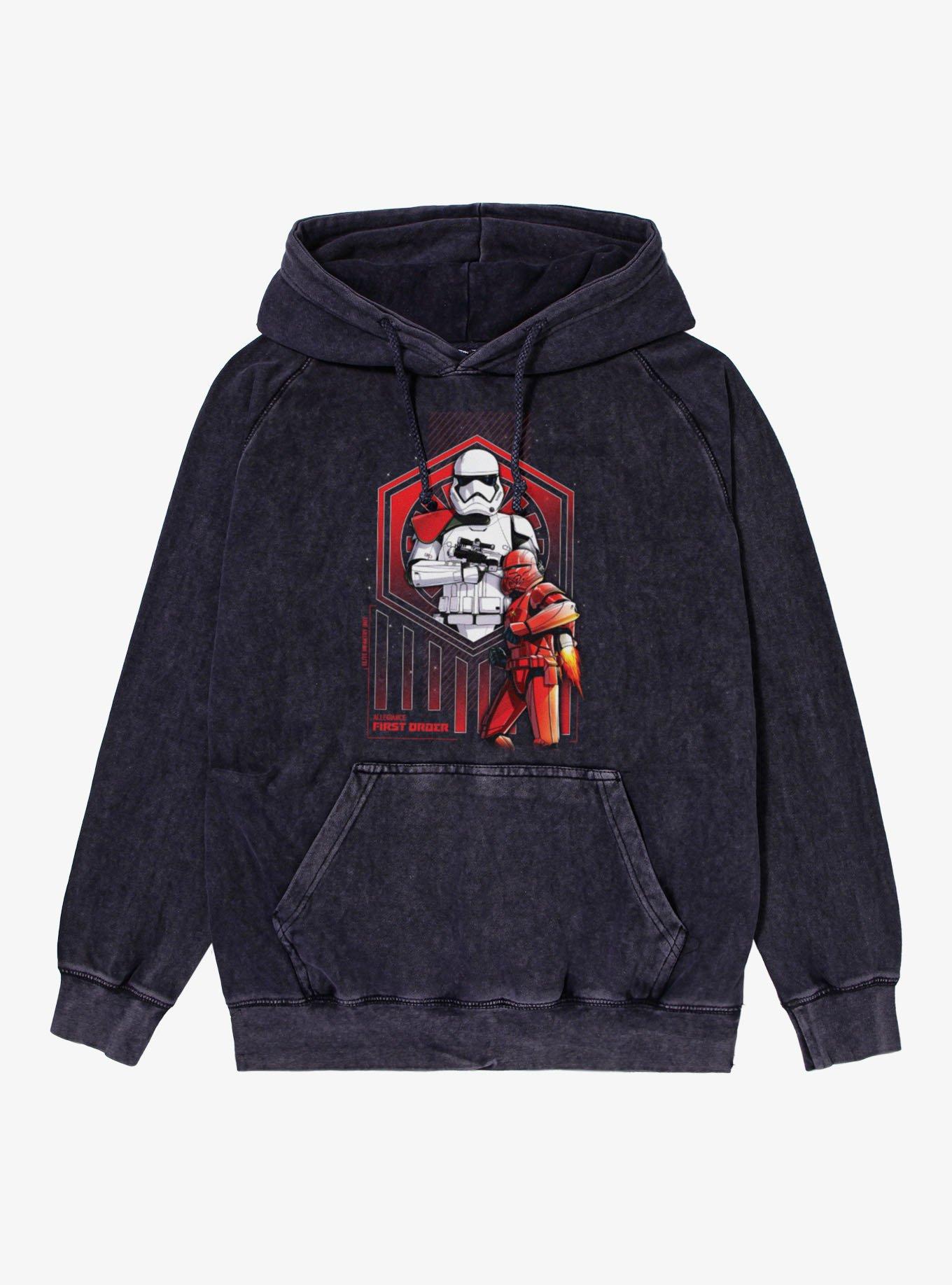Star Wars First Order Elite Infantry Unit Mineral Wash Hoodie, , hi-res