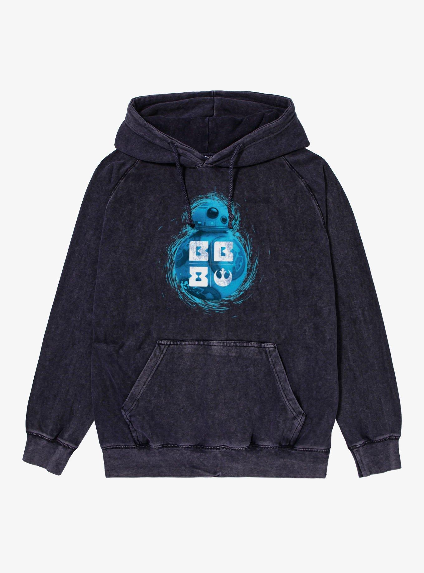 Star Wars Bb-8 Blue Rebel Mineral Wash Hoodie, , hi-res