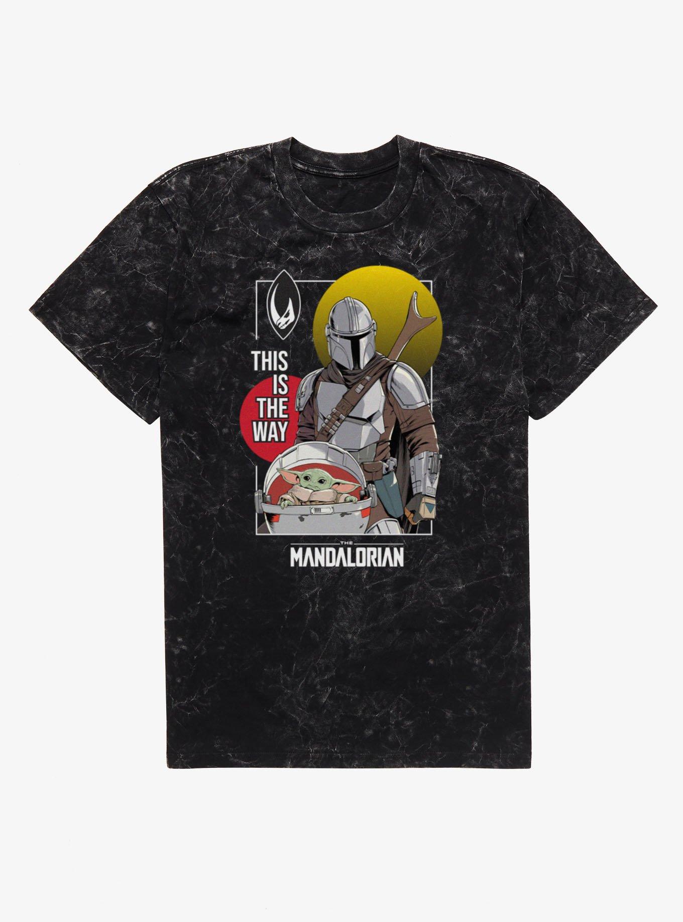 Star Wars The Mandalorian This Is The Way Twin Suns Mineral Wash T-Shirt, , hi-res