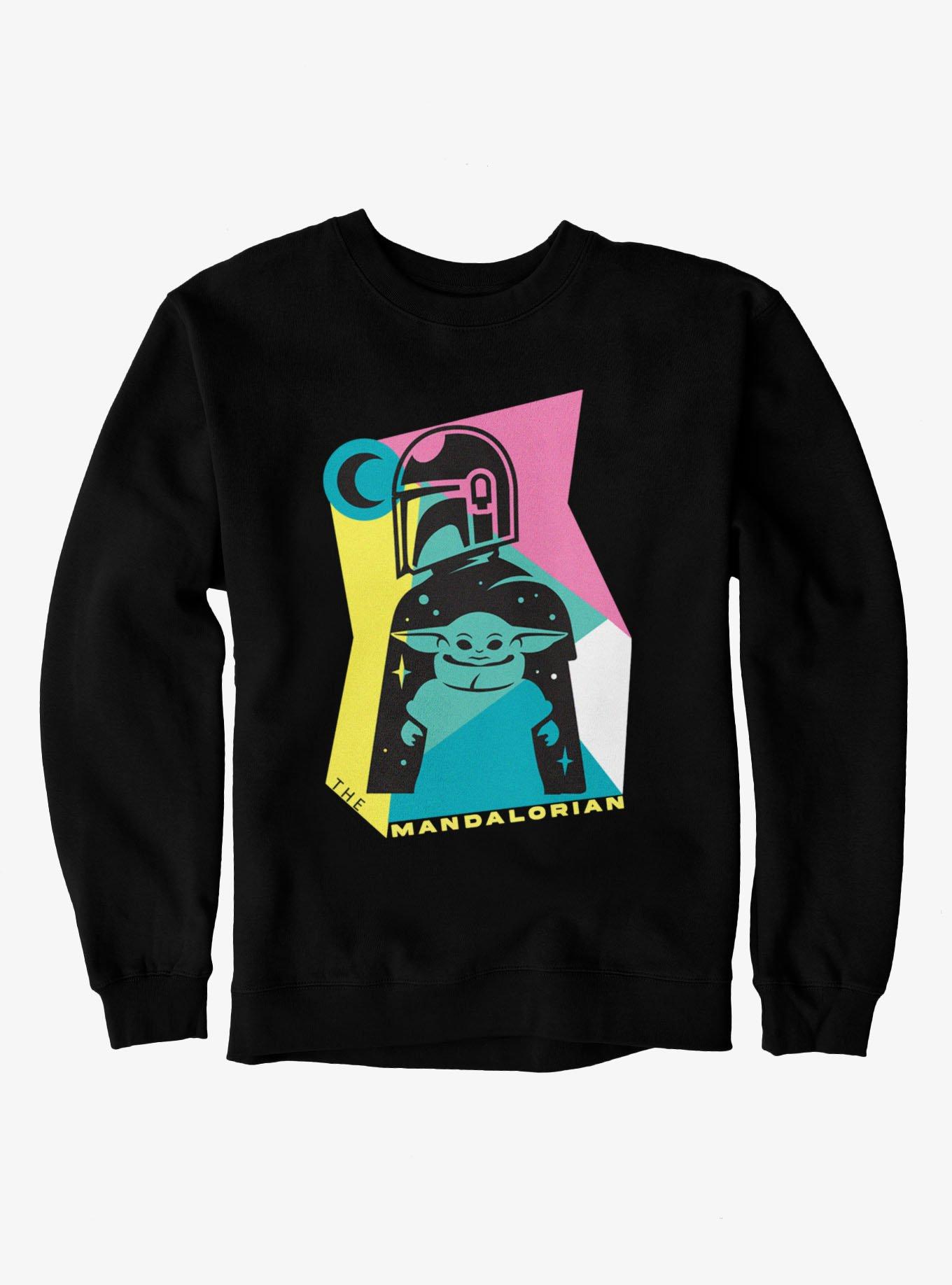 Star Wars The Mandalorian Clan Of Two Geometric Silhouettes Sweatshirt, , hi-res