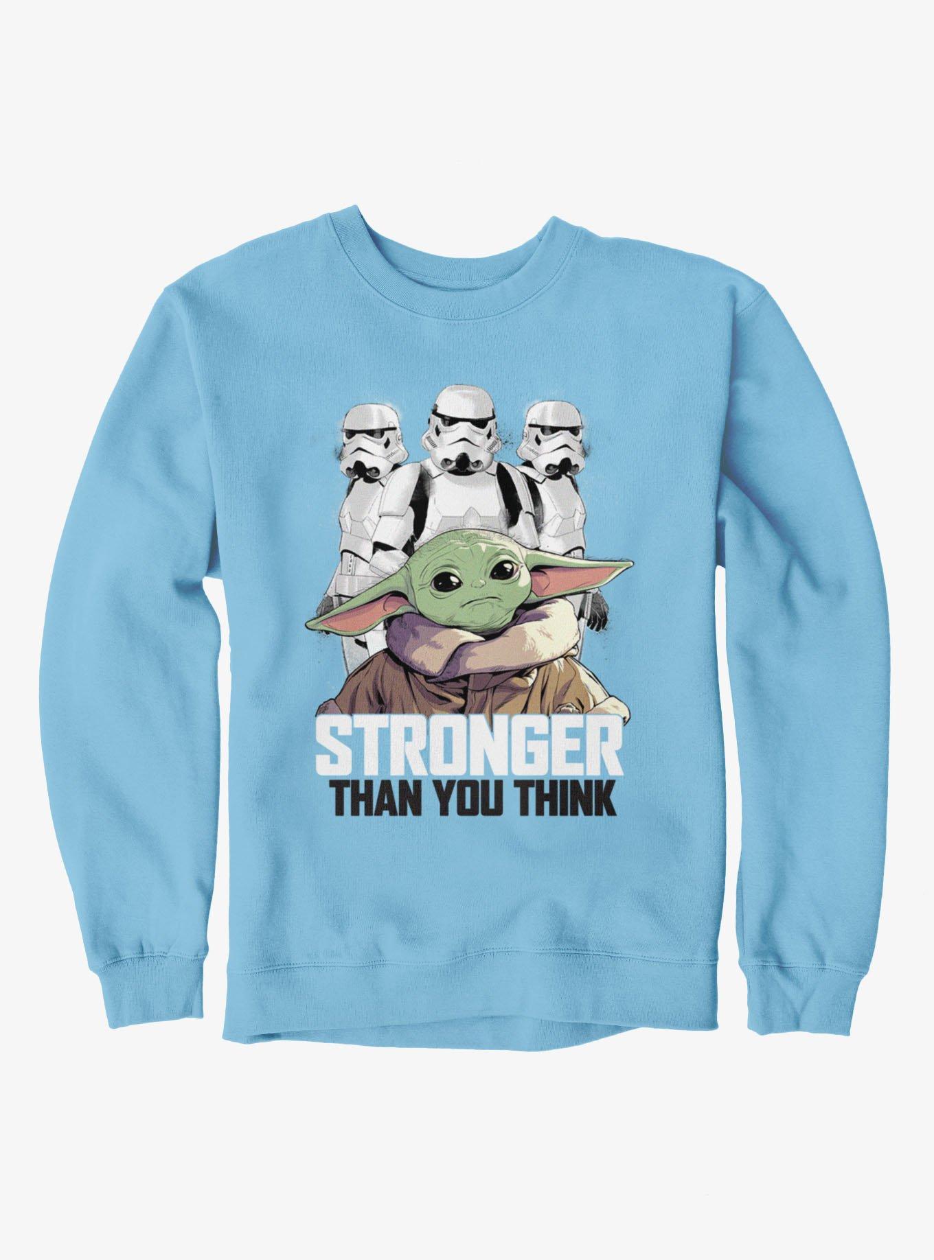 Star Wars The Mandalorian Grogu Stronger Than You Think Stormtroopers Sweatshirt, , hi-res
