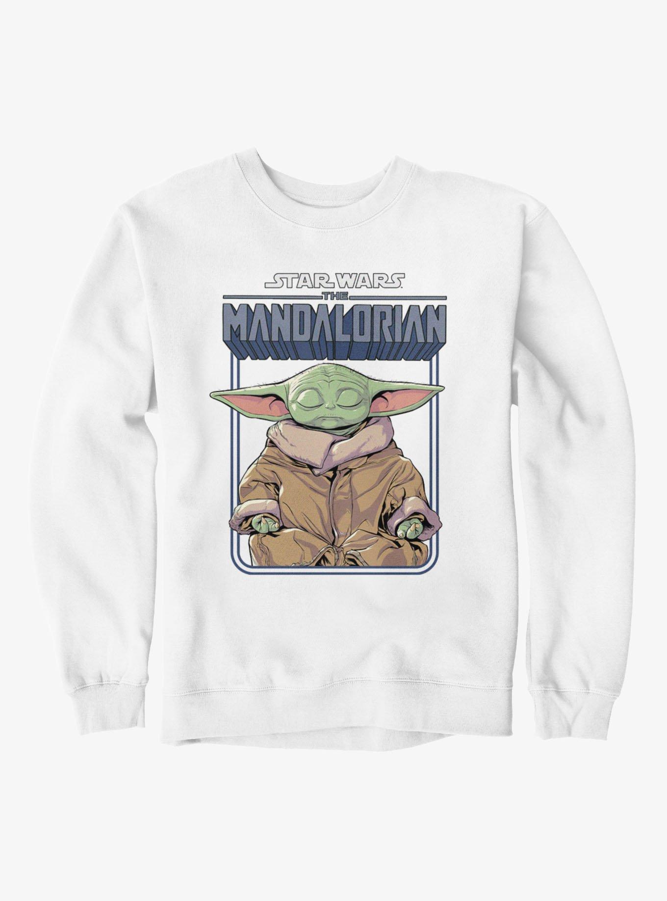 Star Wars The Mandalorian Grogu Meditating Sweatshirt