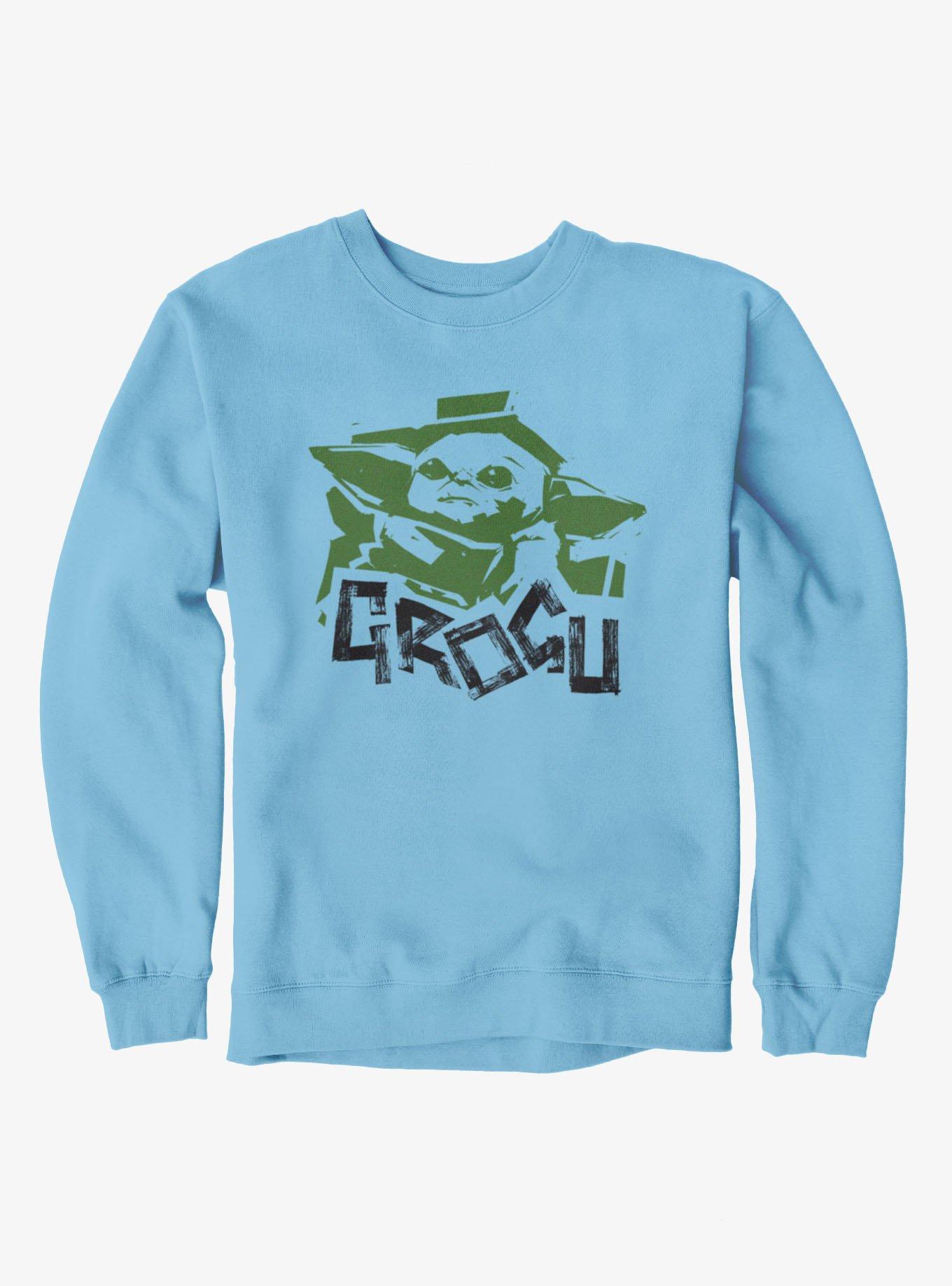 Star Wars Grogu Abstract Painting Sweatshirt, , hi-res