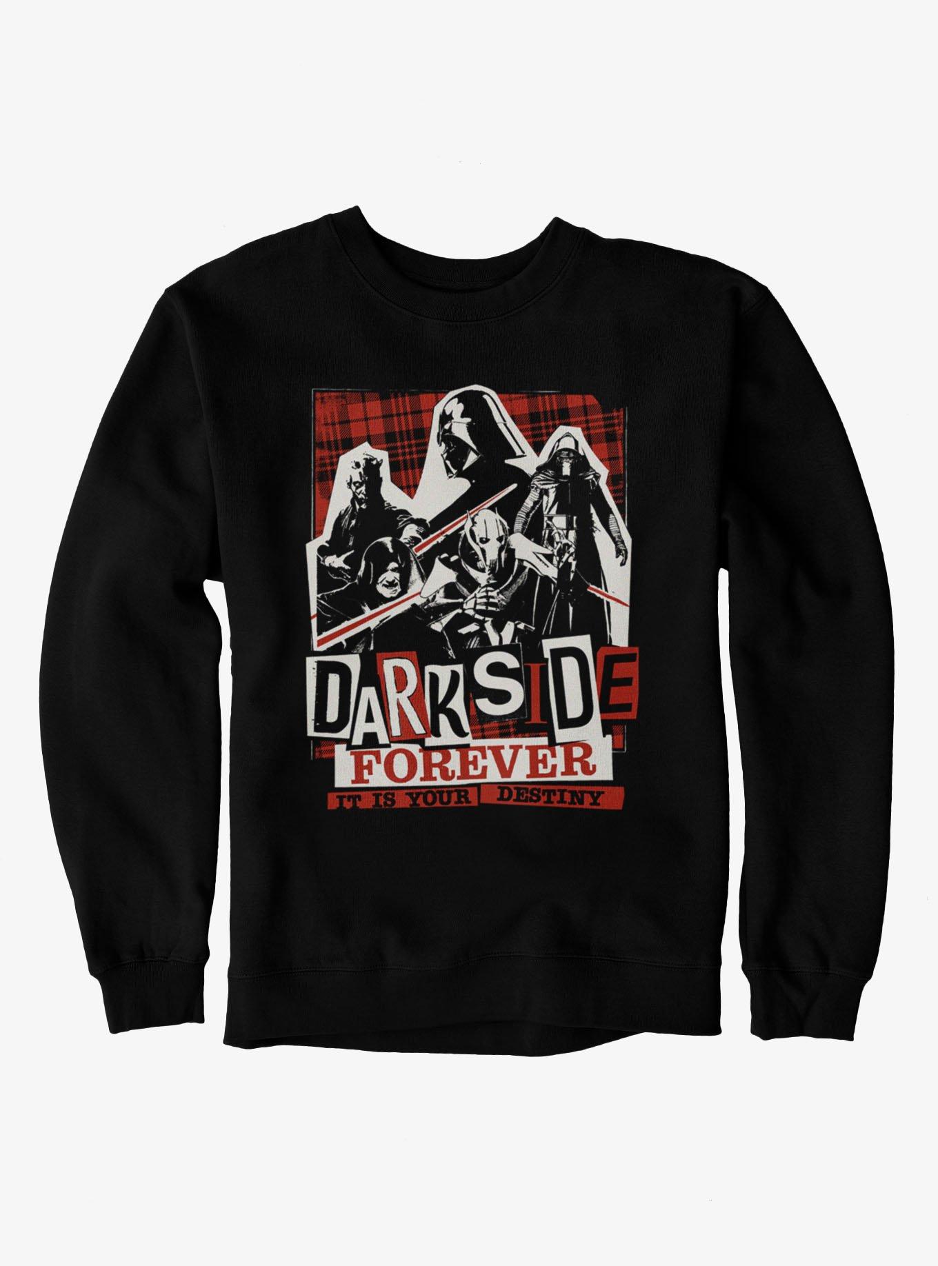 Star Wars Dark Side Forever Plaid Sweatshirt, , hi-res