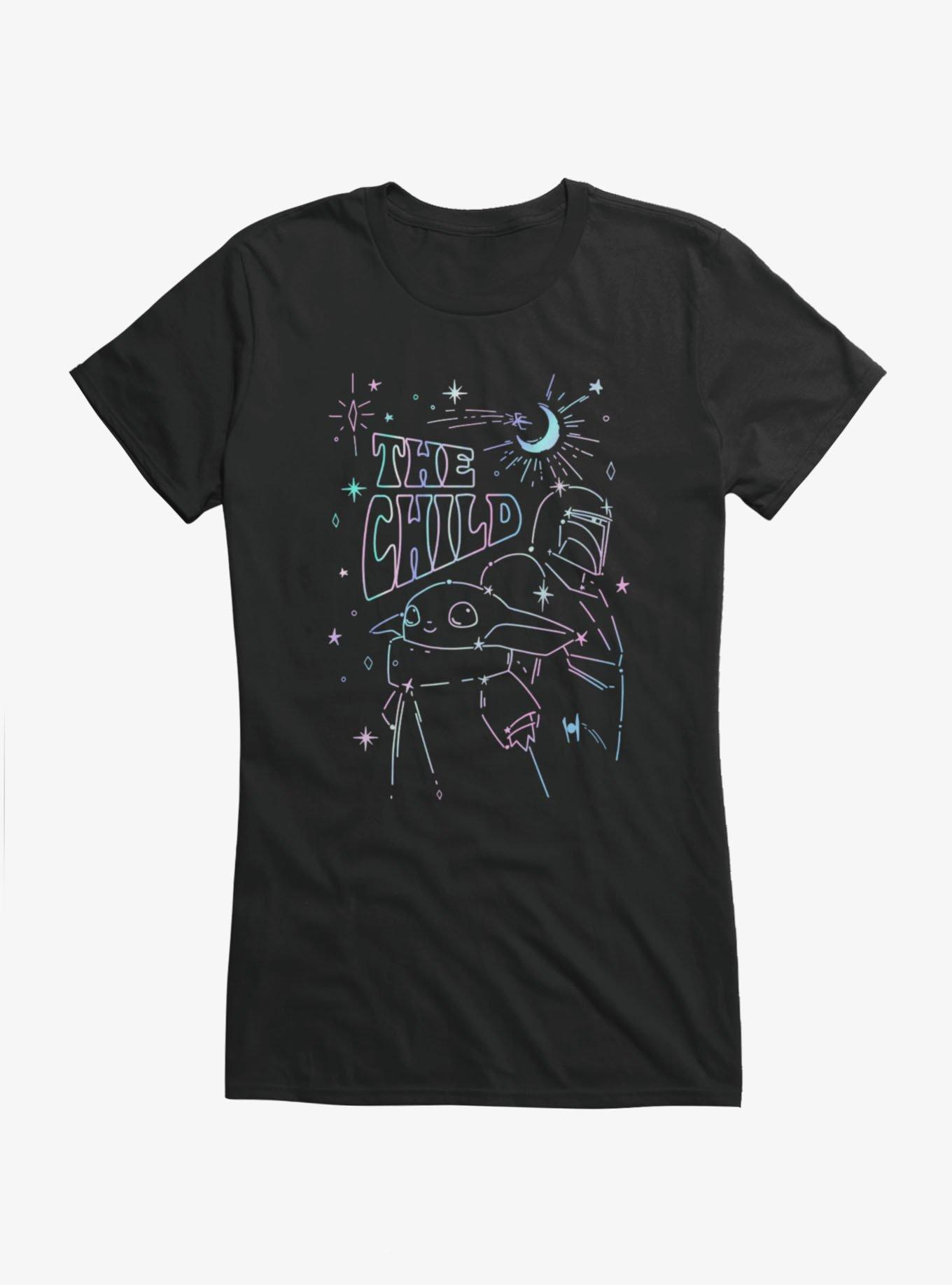 Star Wars The Child Line Drawing Girls T-Shirt, , hi-res