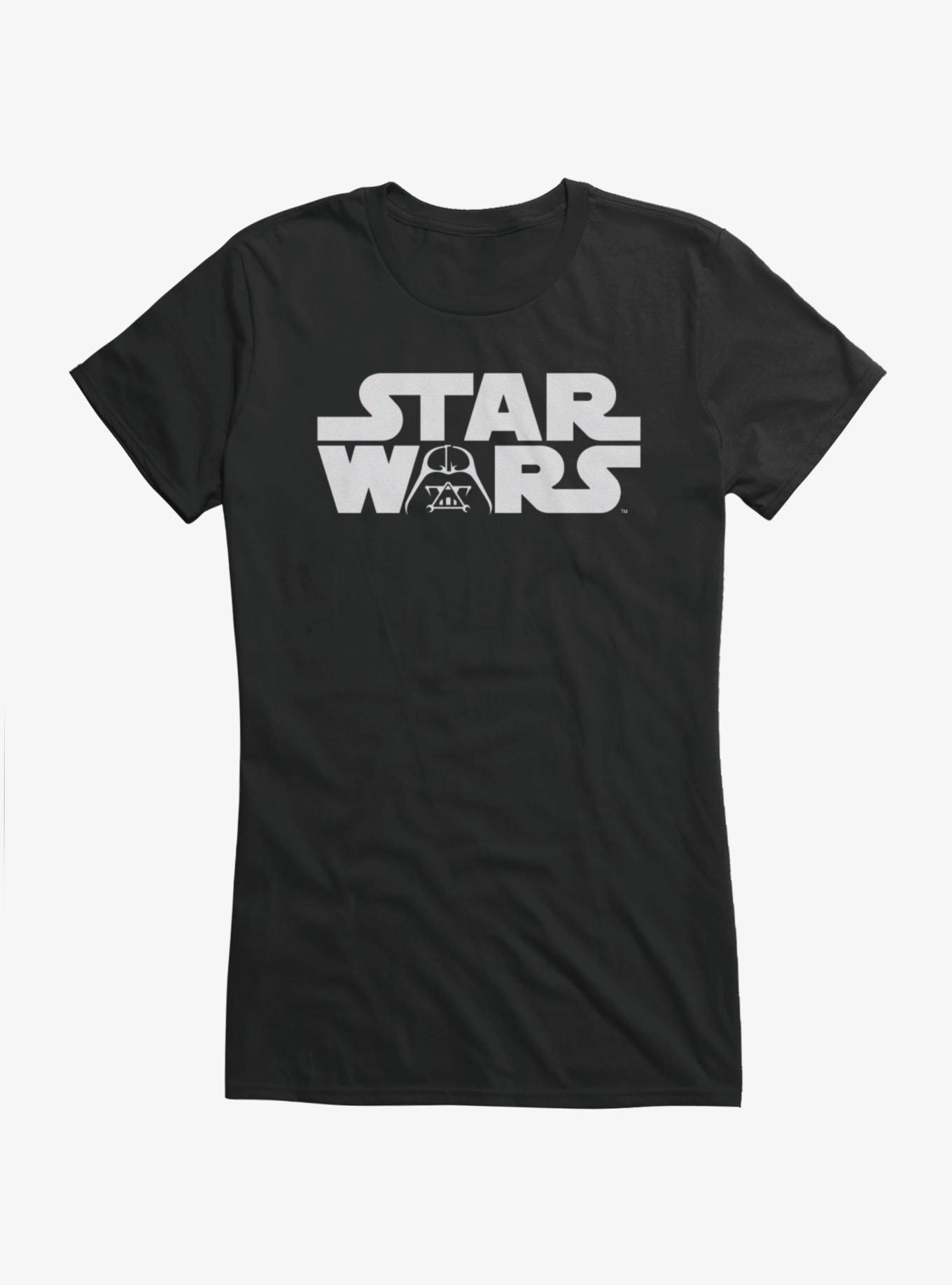 Star Wars Vader Face Logo Girls T-Shirt