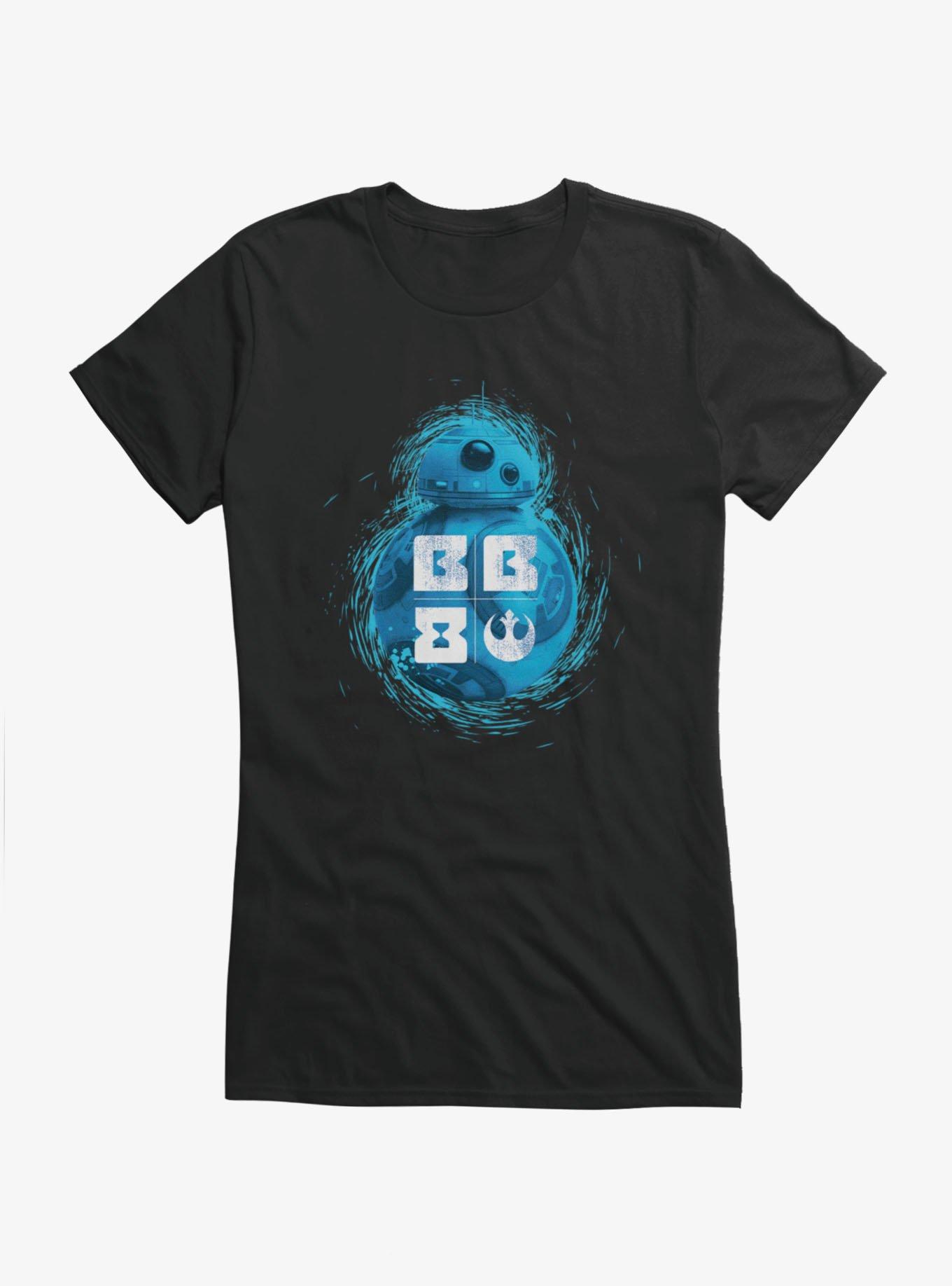 Star Wars Bb-8 Blue Rebel Girls T-Shirt, BLACK, hi-res view 1