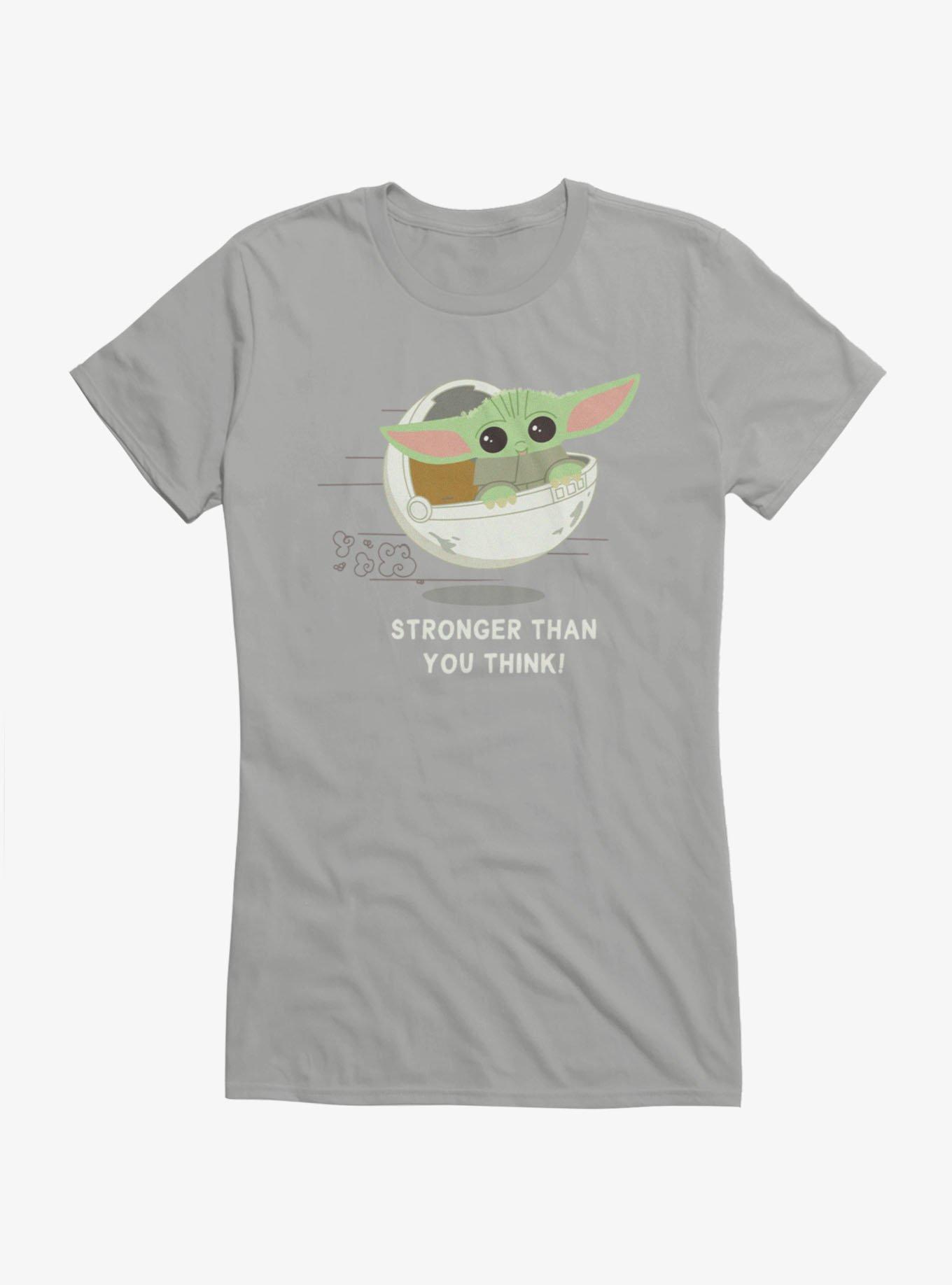 Star Wars The Mandalorian Grogu Stronger Than You Think! Girls T-Shirt
