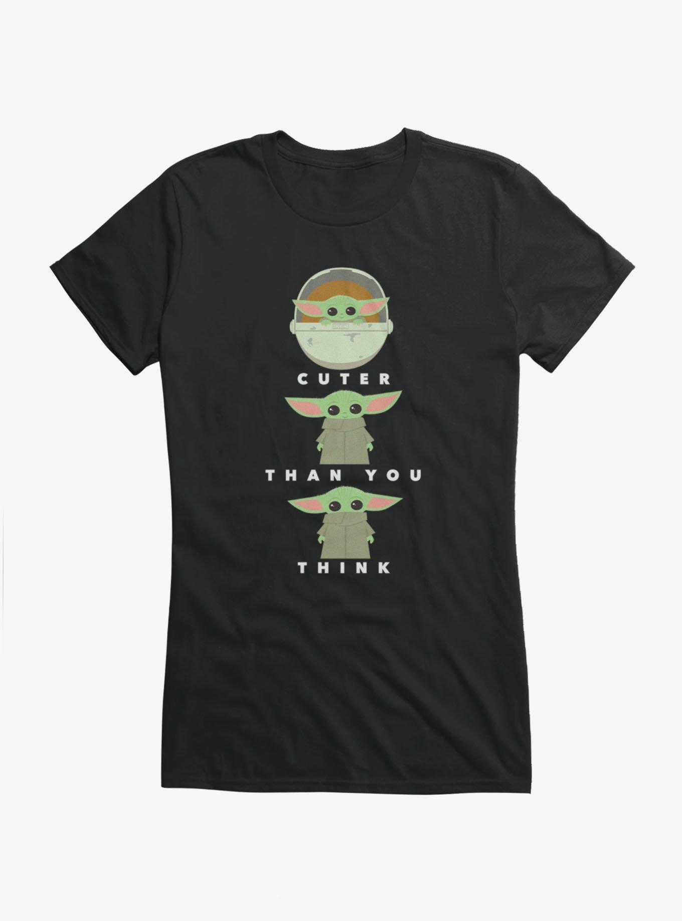 Star Wars The Mandalorian Cuter Than You Think Grogu Girls T-Shirt, , hi-res