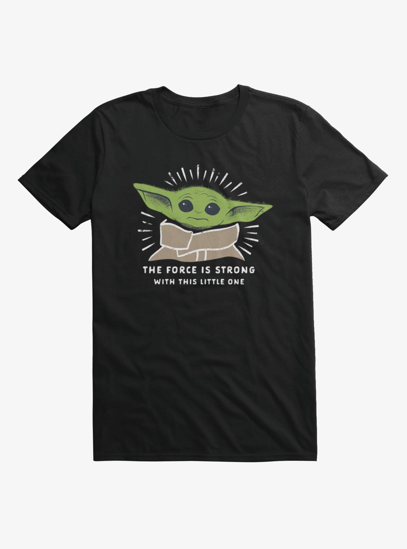 Star Wars The Mandalorian The Force Is Strong With This Little One T-Shirt