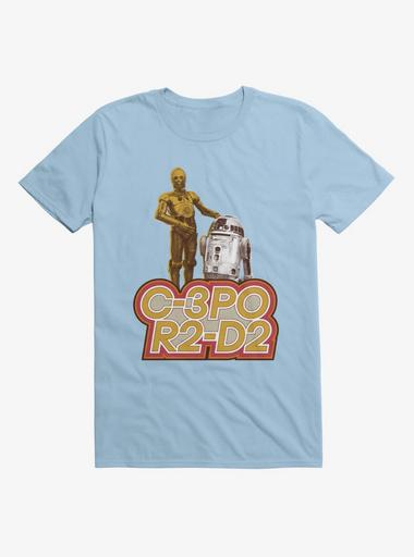 Star Wars C-3Po And R2-D2 Retro Pals T-Shirt - BLUE | Hot Topic