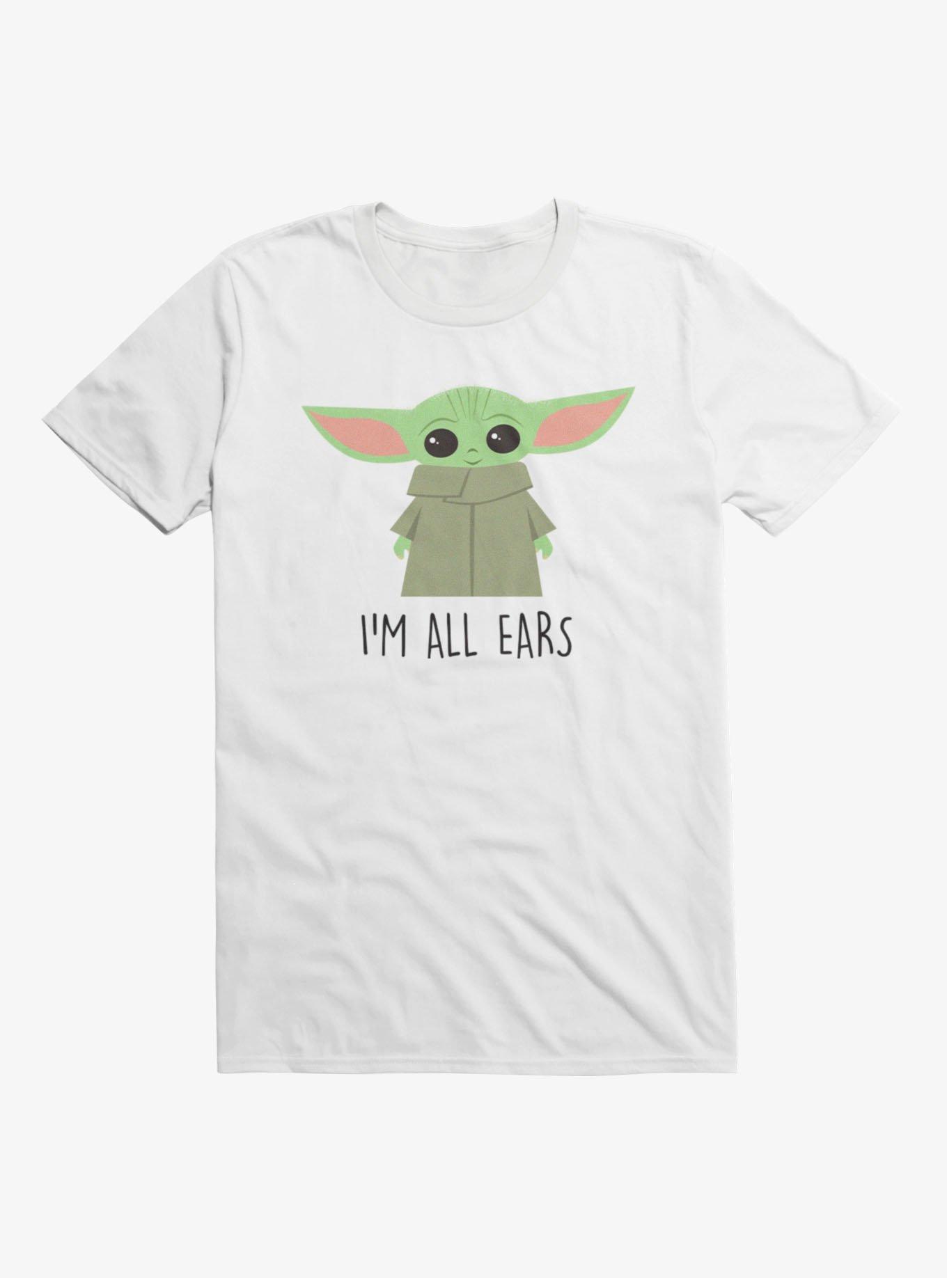 Star Wars The Mandalorian I'M All Ears Grogu T-Shirt, WHITE, hi-res view 1