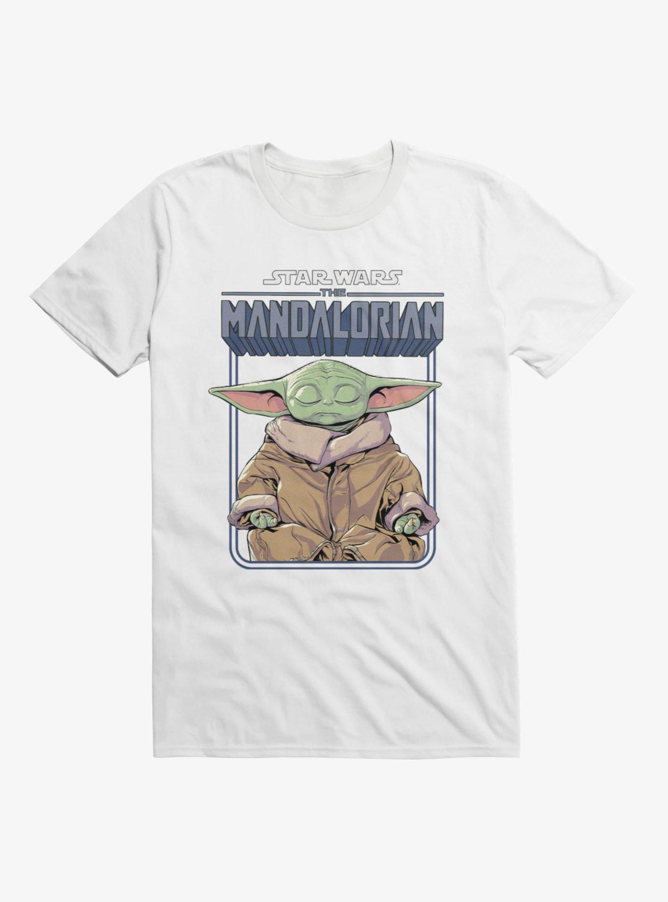 Star Wars The Mandalorian Grogu Meditating T-Shirt, , hi-res