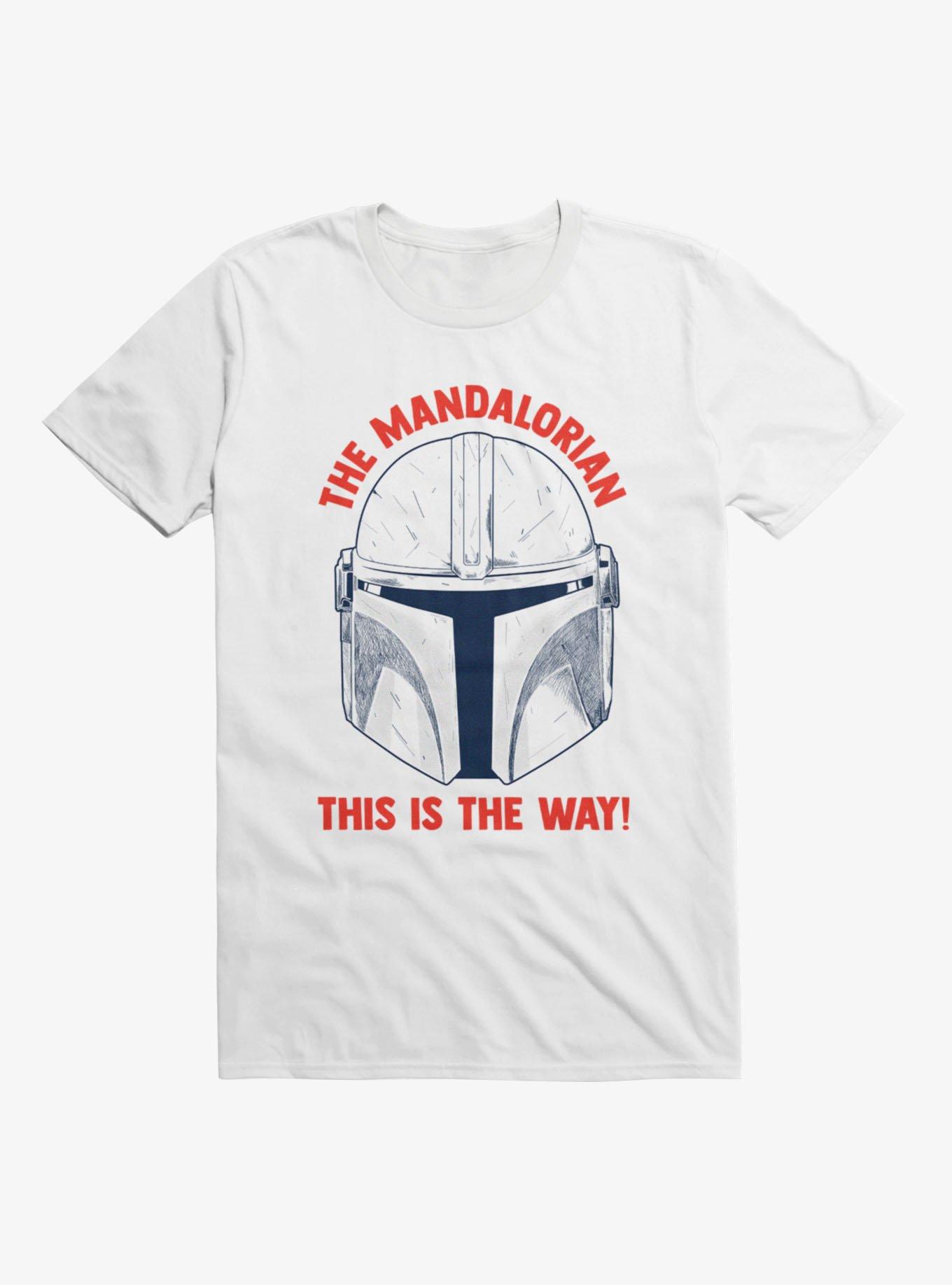 Star Wars The Mandalorian This Is The Way Helmet Sketch T-Shirt, , hi-res