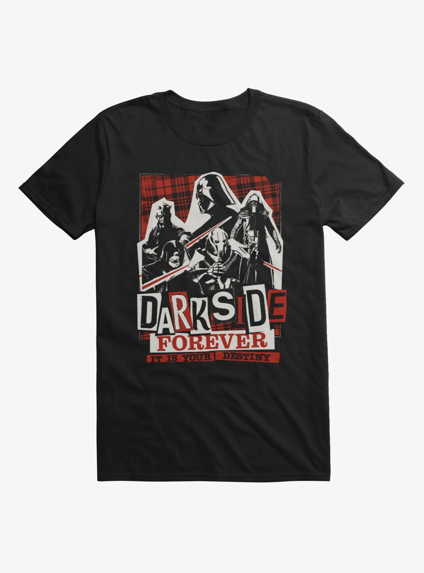 Star Wars Dark Side Forever Plaid T-Shirt, , hi-res