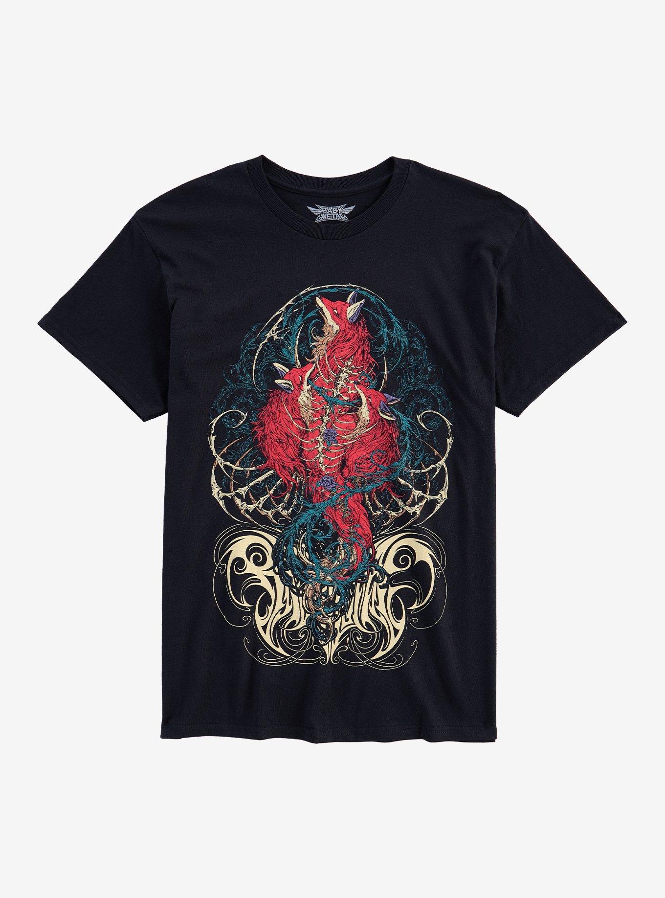 BABYMETAL Fox Trio Filigree T-Shirt