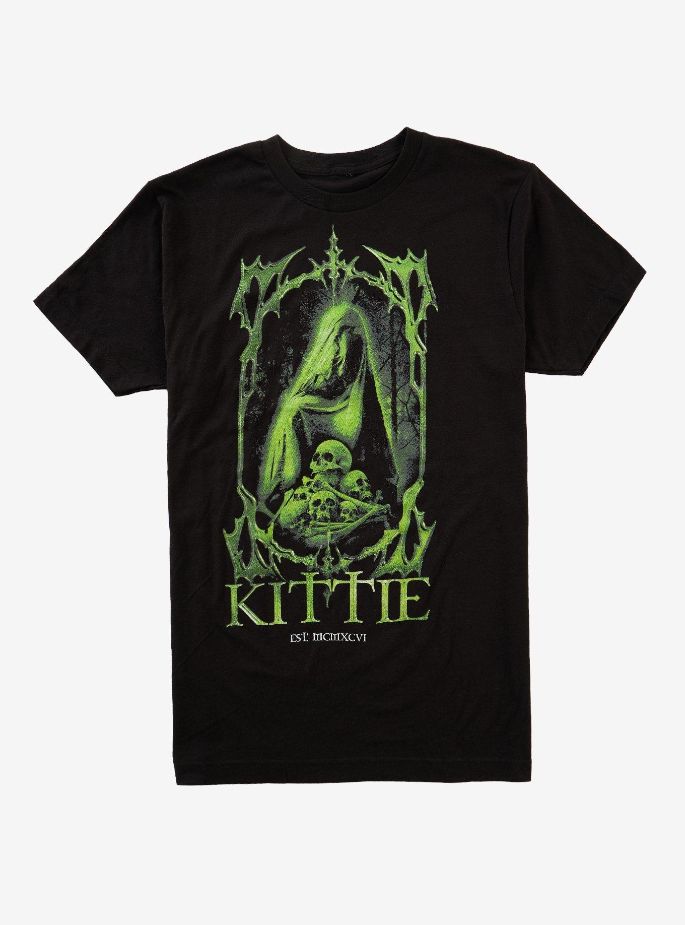 Kittie Green Skull Figure T-Shirt, , hi-res
