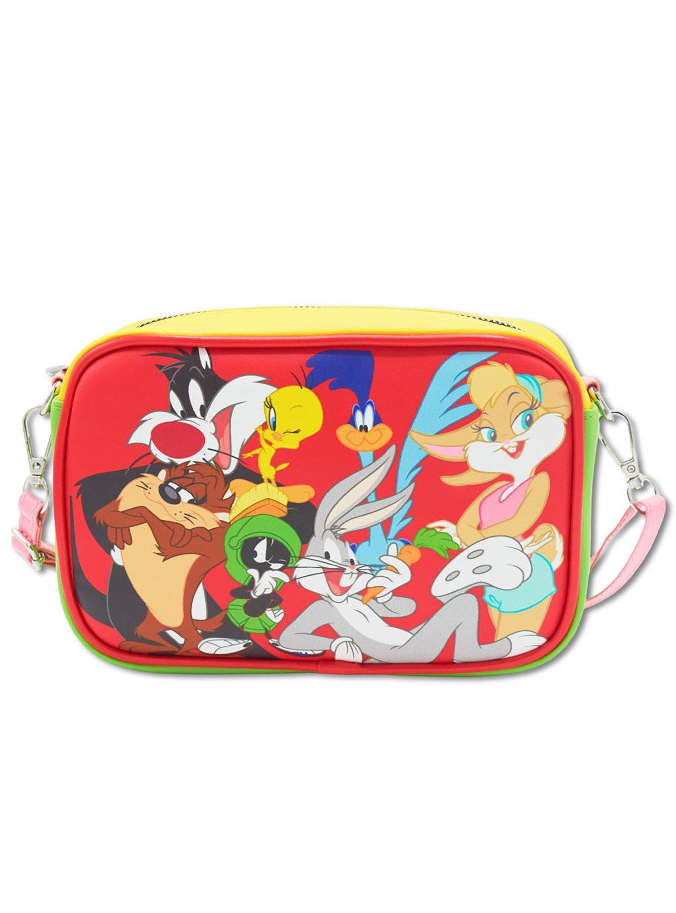 Looney Tunes Seven Character Group Pose Crossbody Bag, , hi-res