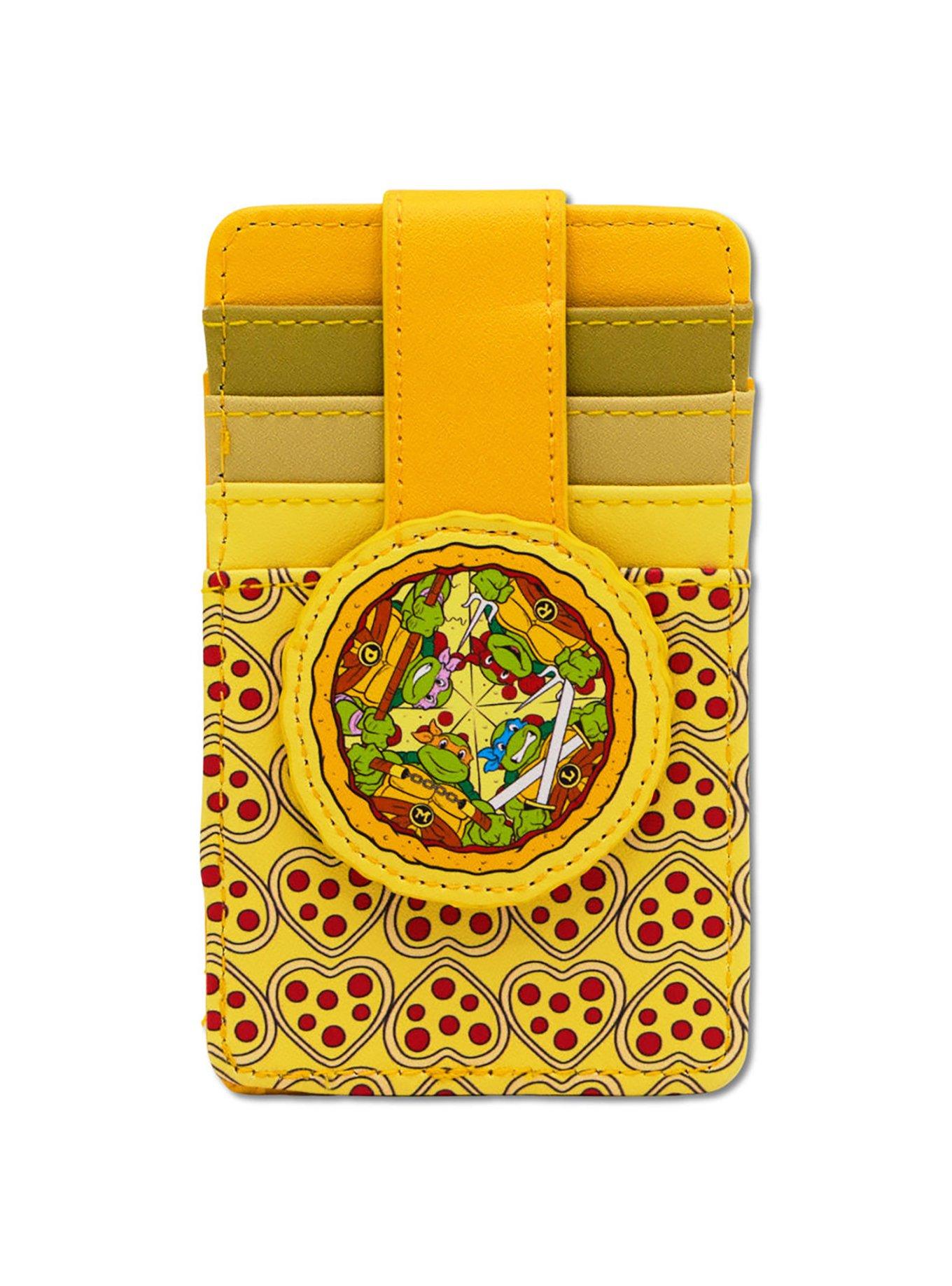 Teenage Mutant Ninja Turtles Wallet Pizza Pose ID Card Holder Wallet, , hi-res
