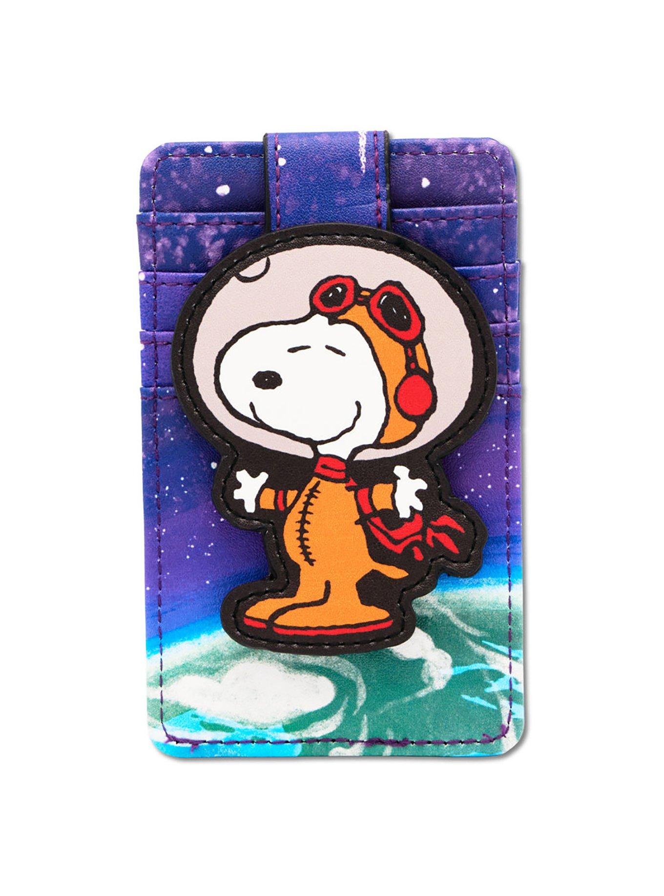 Peanuts Astronaut Snoopy Pose ID Card Holder Wallet, , hi-res