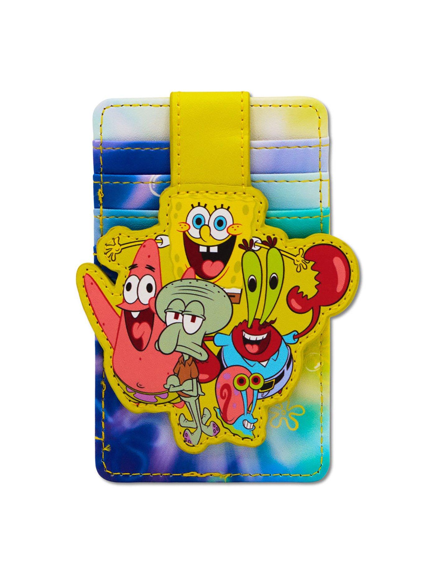 SpongeBob SquarePants Five Character Group Pose ID Card Holder Wallet, , hi-res