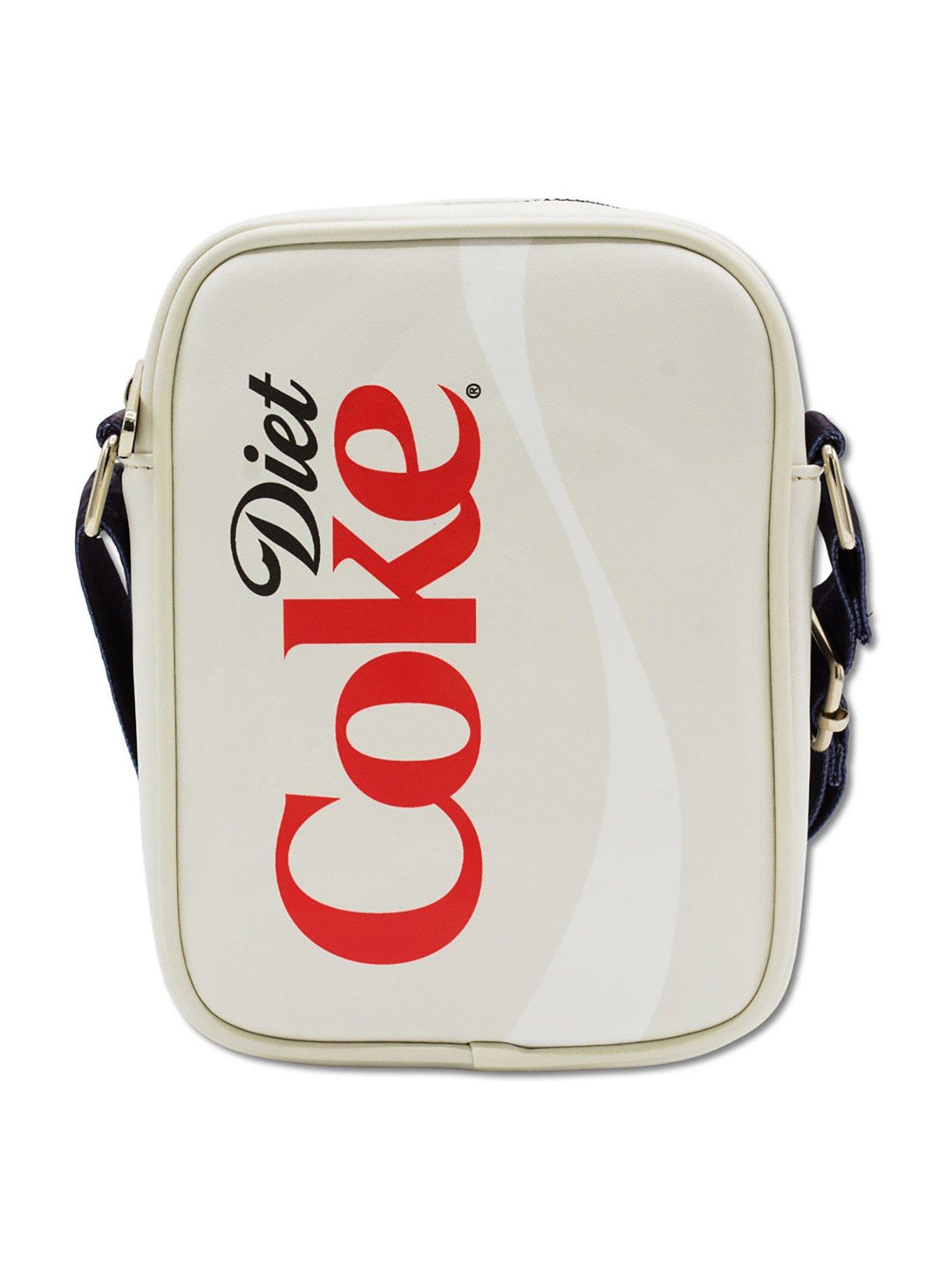 Diet Coke Logo Just for the Taste of It Quote Crossbody Bag