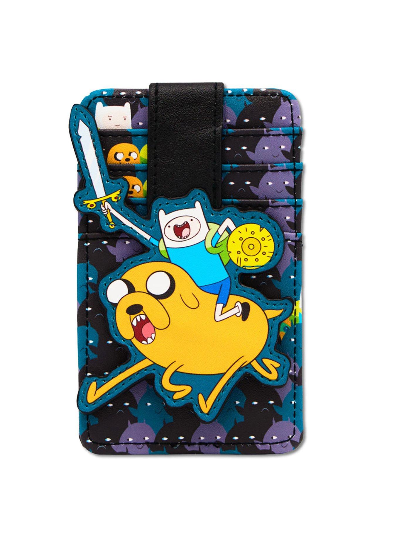 Adventure Time Jake and Finn Action Pose ID Card Holder Wallet, , hi-res
