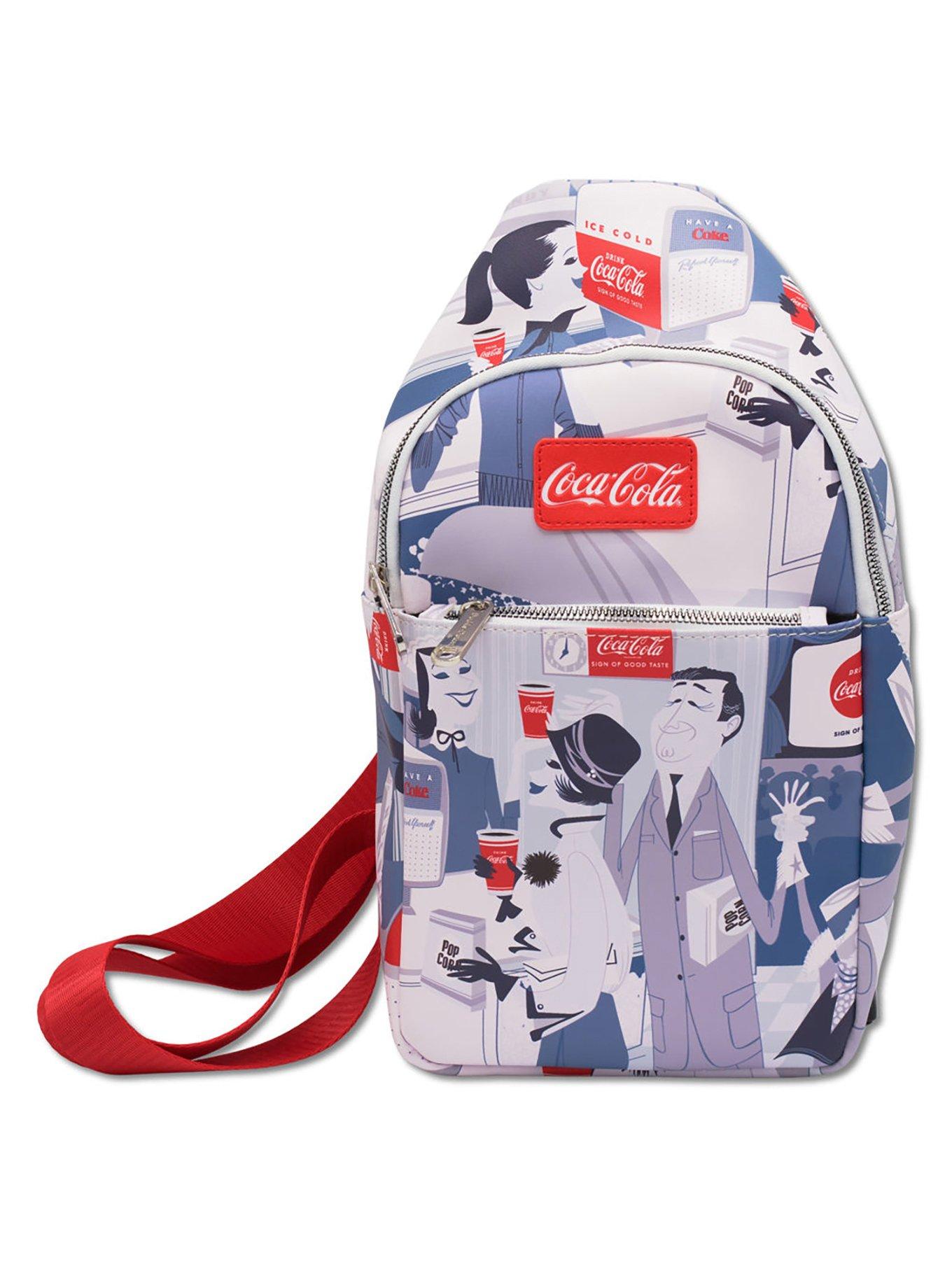 Coca-Cola Vintage Ad Scenes Crossbody Sling Bag, , hi-res
