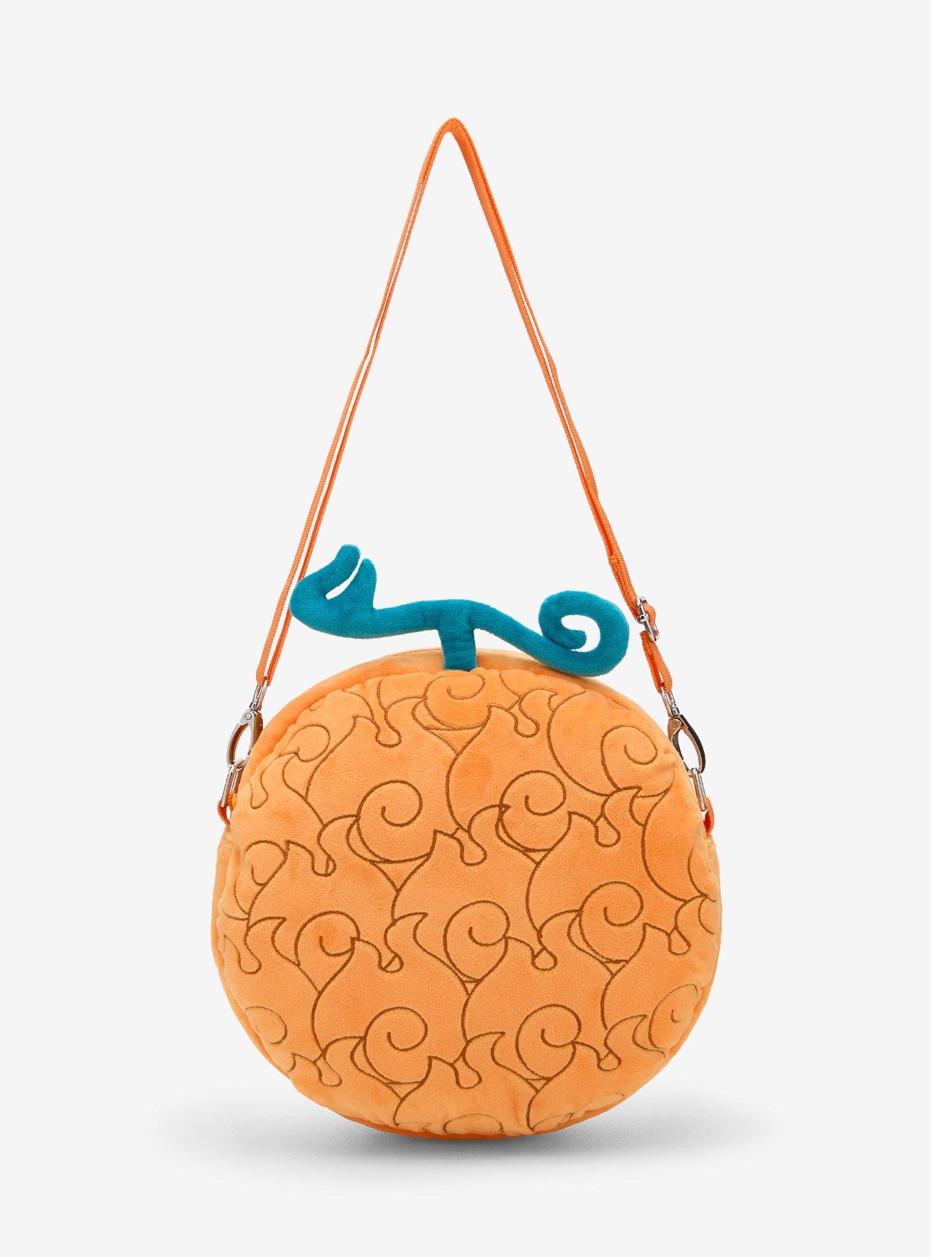 One Piece Flame-Flame Fruit Plush Crossbody Bag | Hot Topic